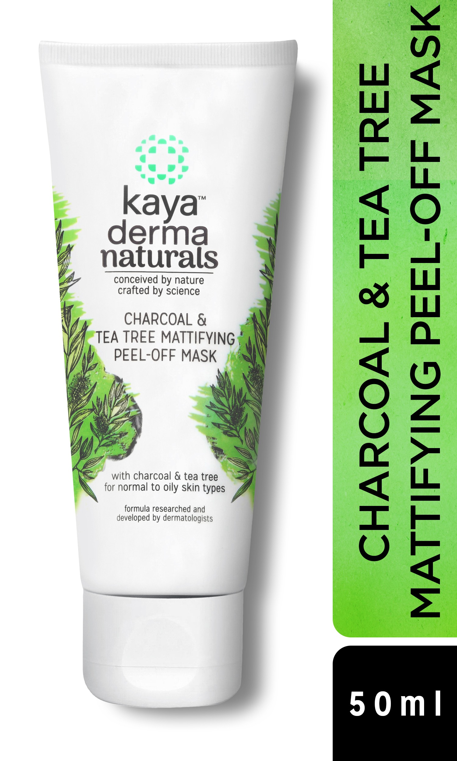 kaya Charcoal & Tea Tree Mattifying Peel-Off Mask