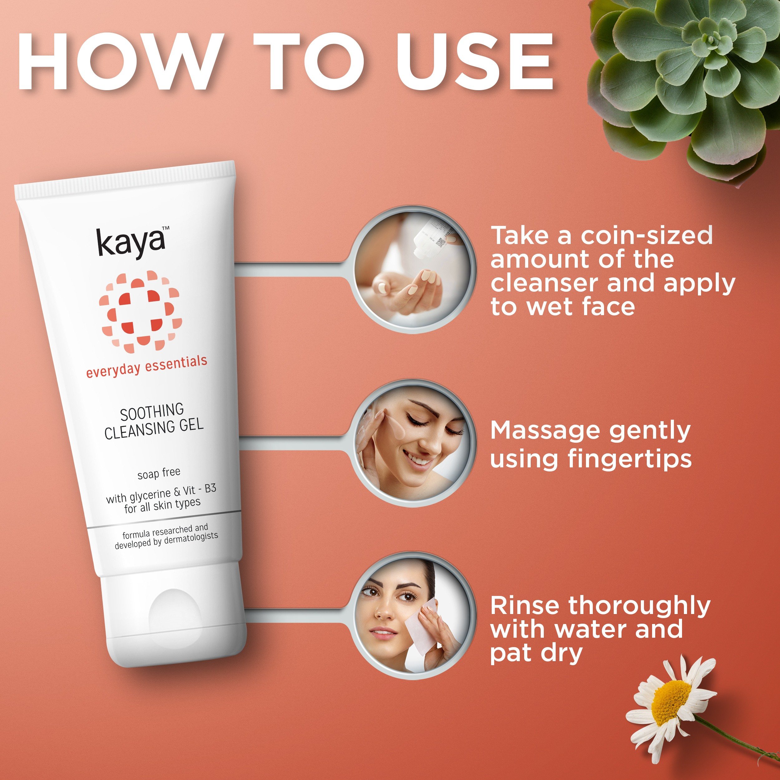 kaya Soothing Cleansing Gel (Face Wash)