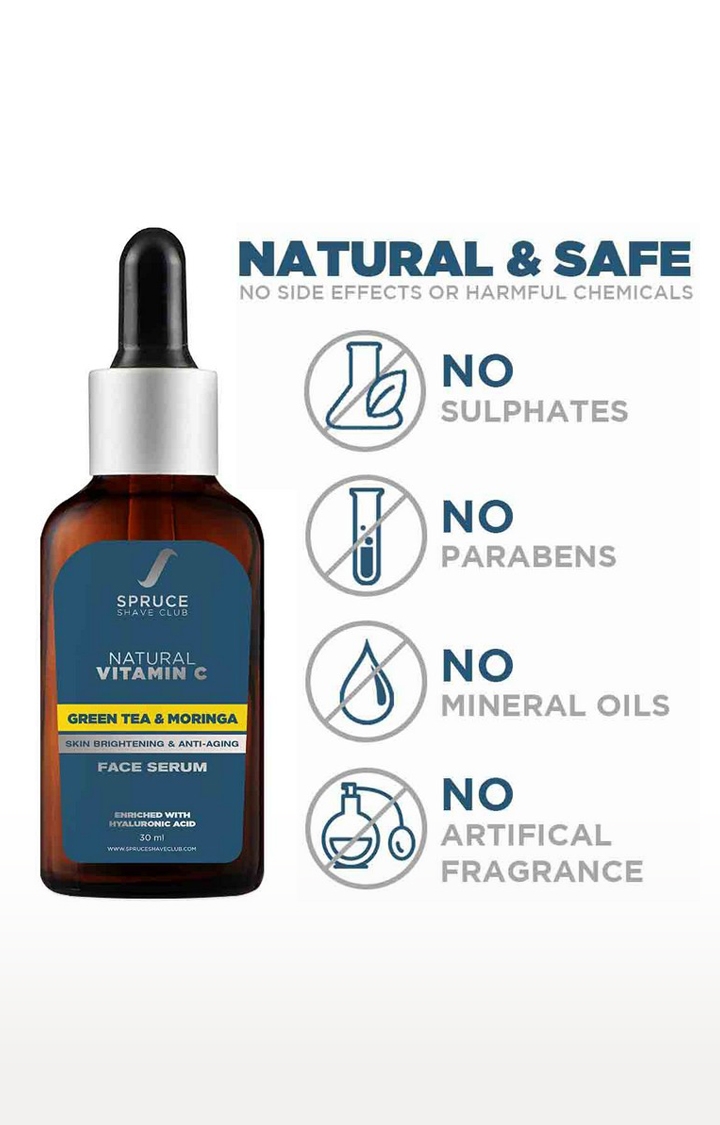 Spruce Shave Club | Spruce Shave Club Vitamin C 40% Face Serum | Skin Brightening & Anti-Ageing | With Green Tea 1