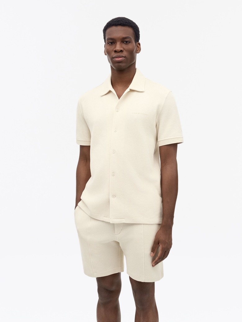 Saint Cotton Pique Polo Shirt