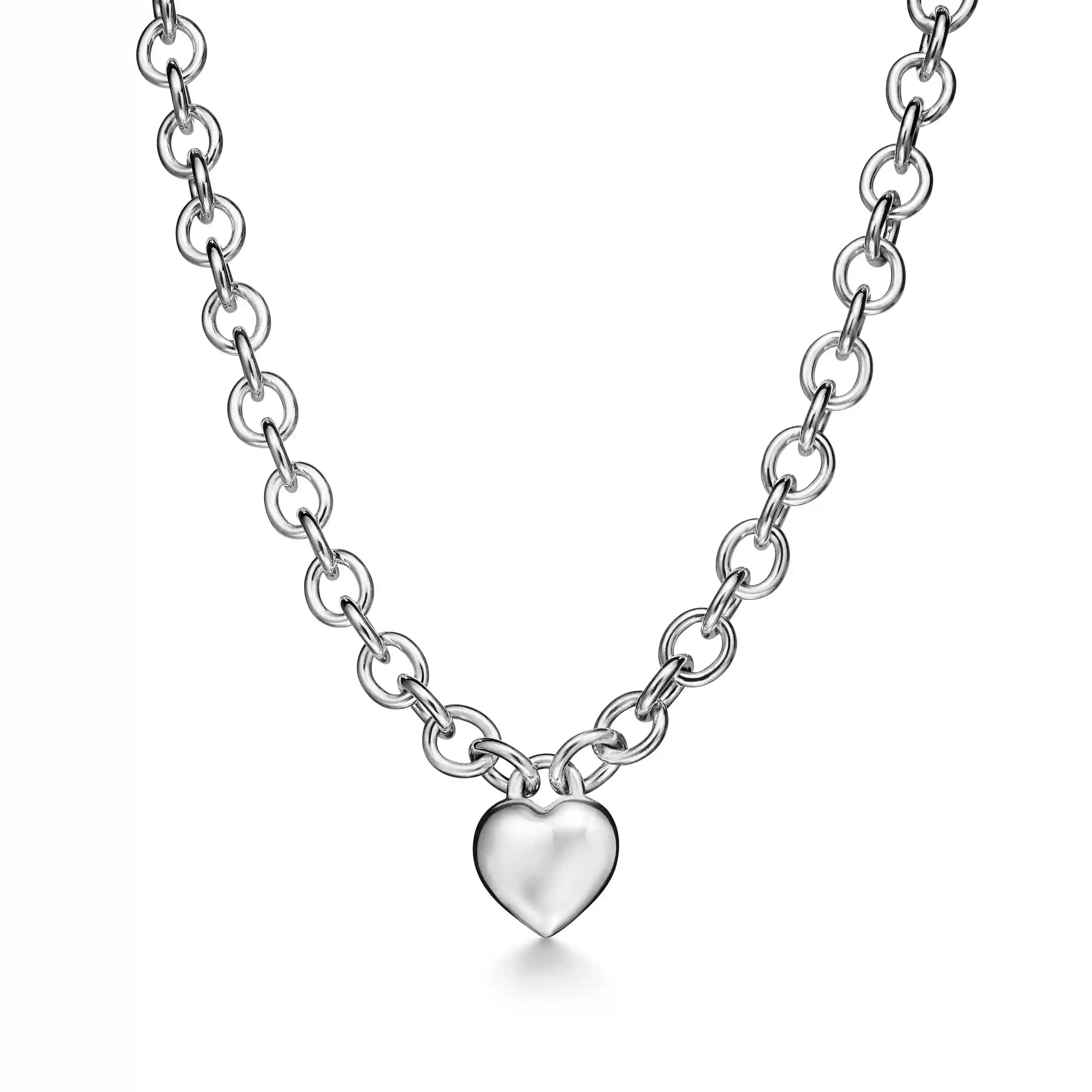 Return to Tiffany®: Full Heart Toggle Necklace in Sterling Silver