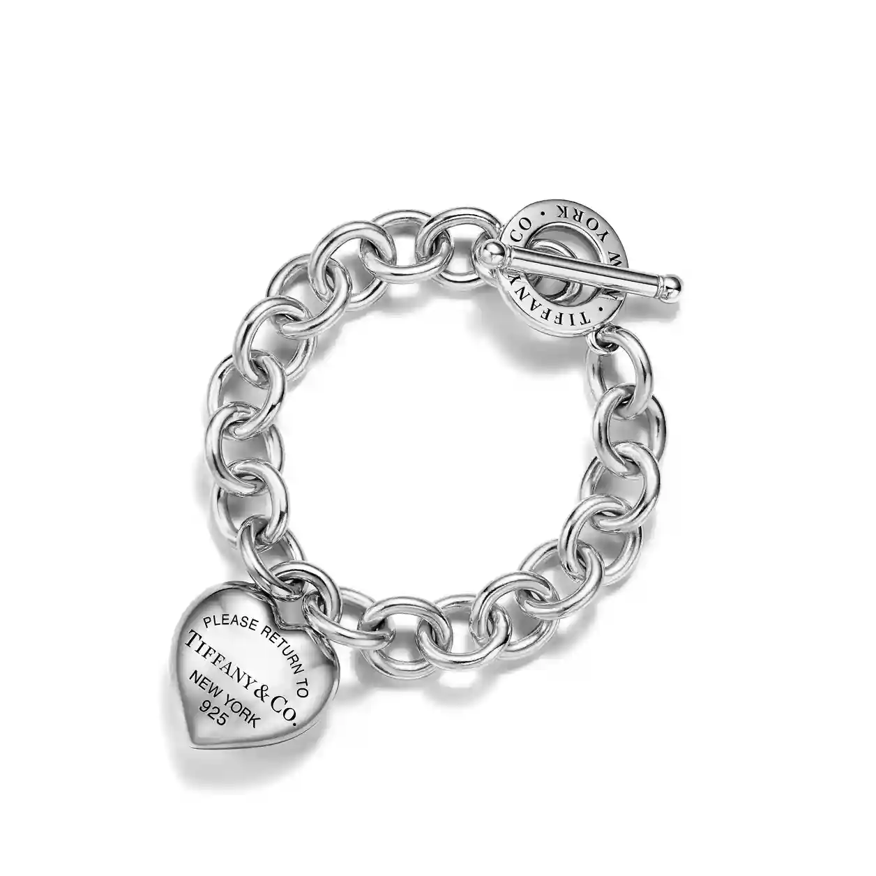 Return to Tiffany®: Full Heart Toggle Bracelet in Sterling Silver