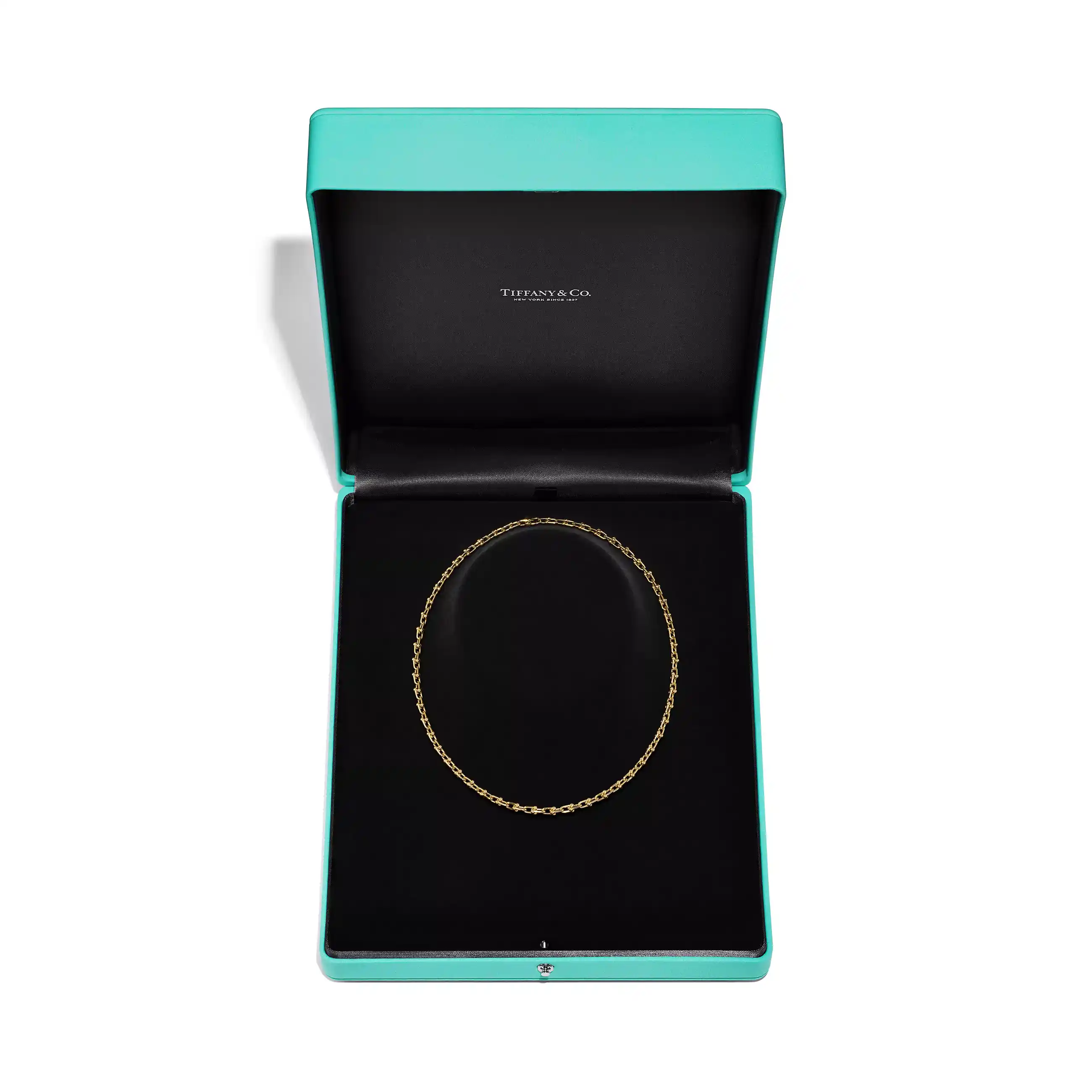 Tiffany HardWear: Micro Link Necklace in Yellow Gold