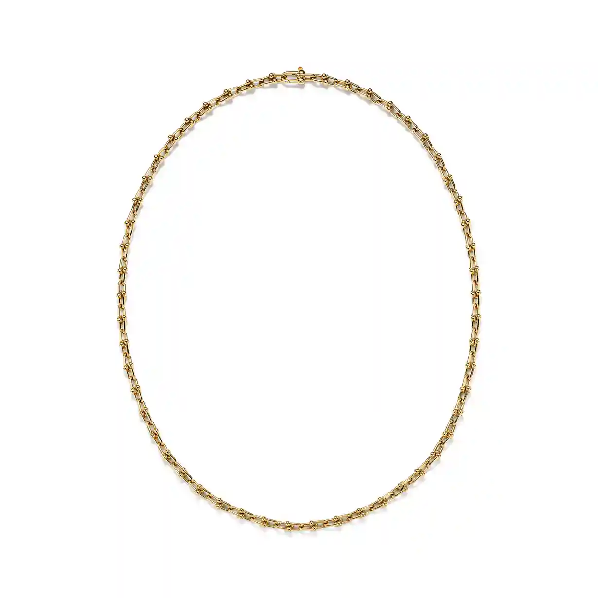 Tiffany HardWear: Micro Link Necklace in Yellow Gold
