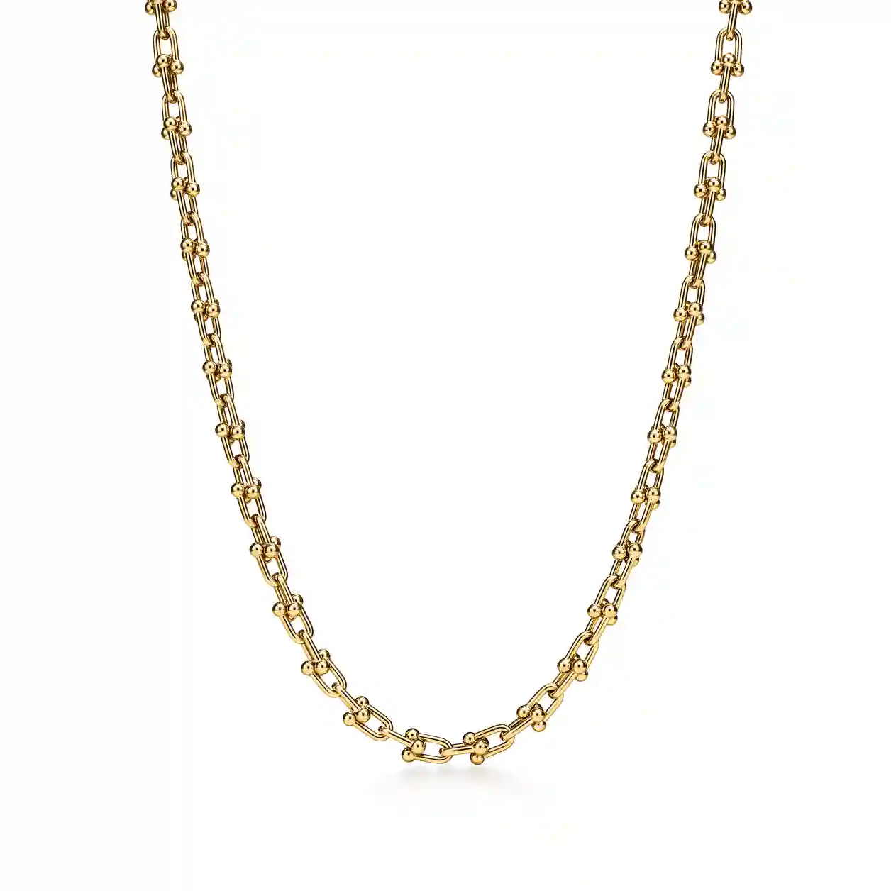 Tiffany HardWear: Micro Link Necklace in Yellow Gold