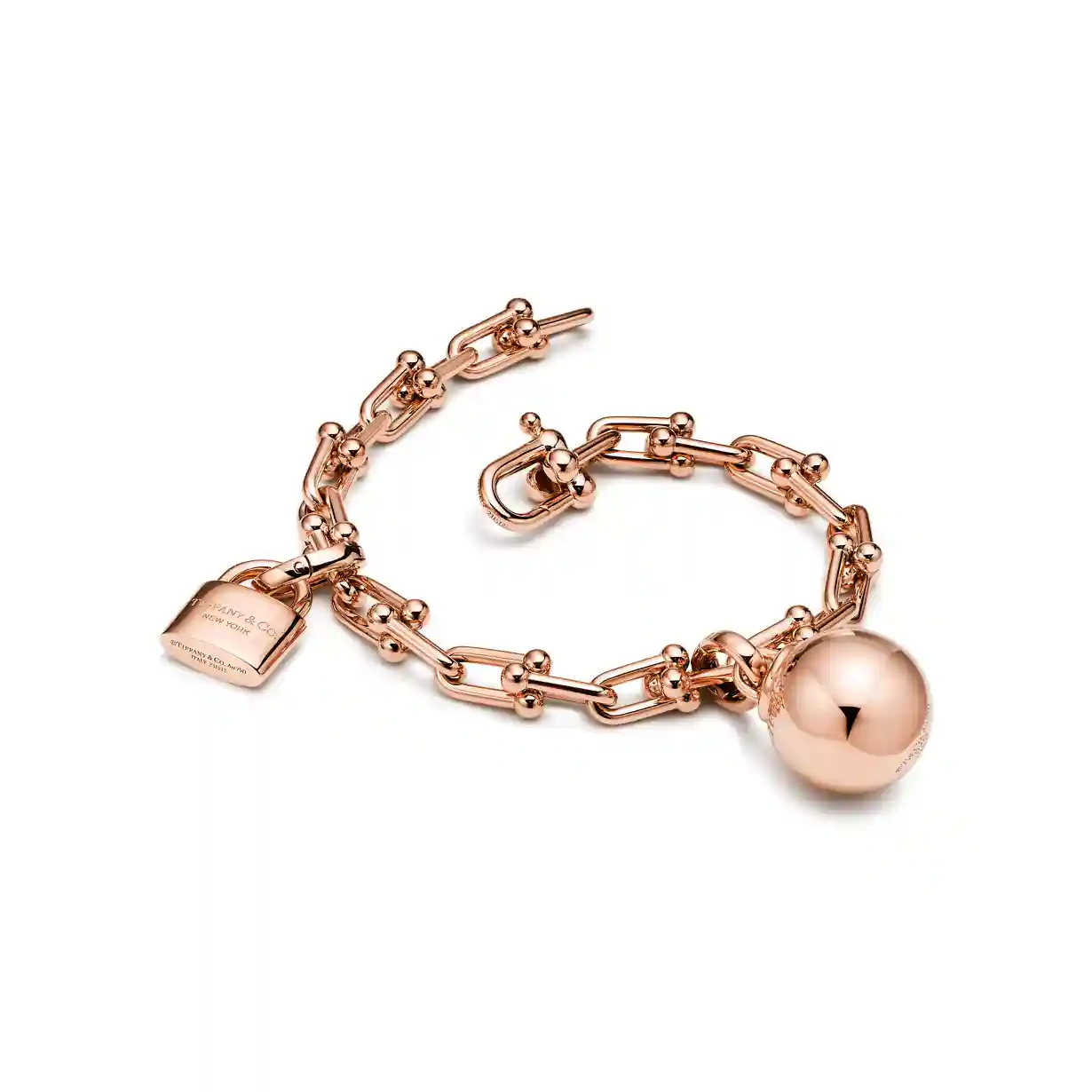 Tiffany HardWear: Small Single Wrap Bracelet in Rose Gold
