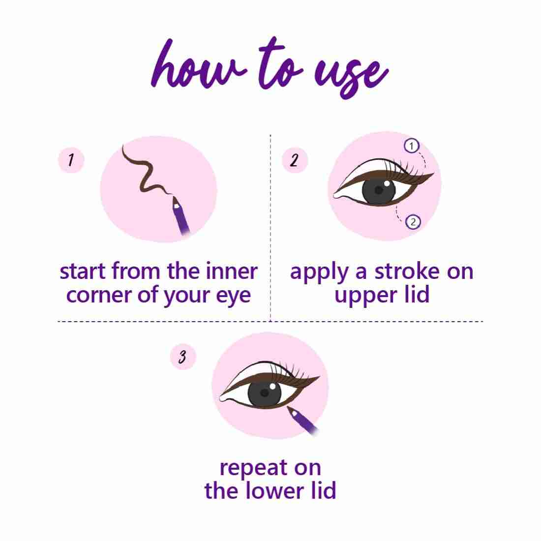 Plum NaturStudio All-Day-Wear Kohl Kajal Uptown Brown with FREE SHARPENER