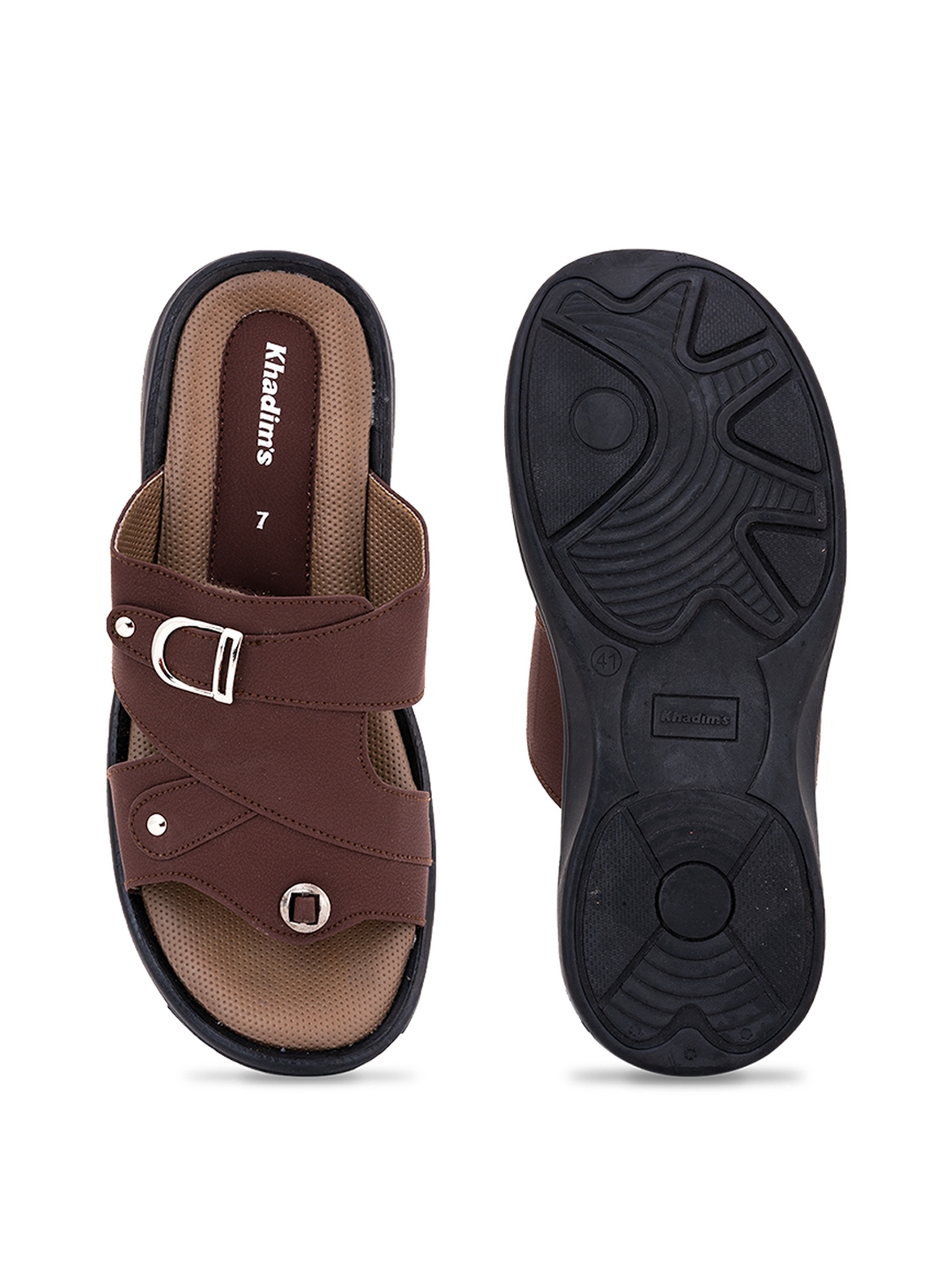 Khadim's - Olive Men's Sandals - Buy Khadim's - Olive Men's Sandals Online  at Best Prices in India on Snapdeal