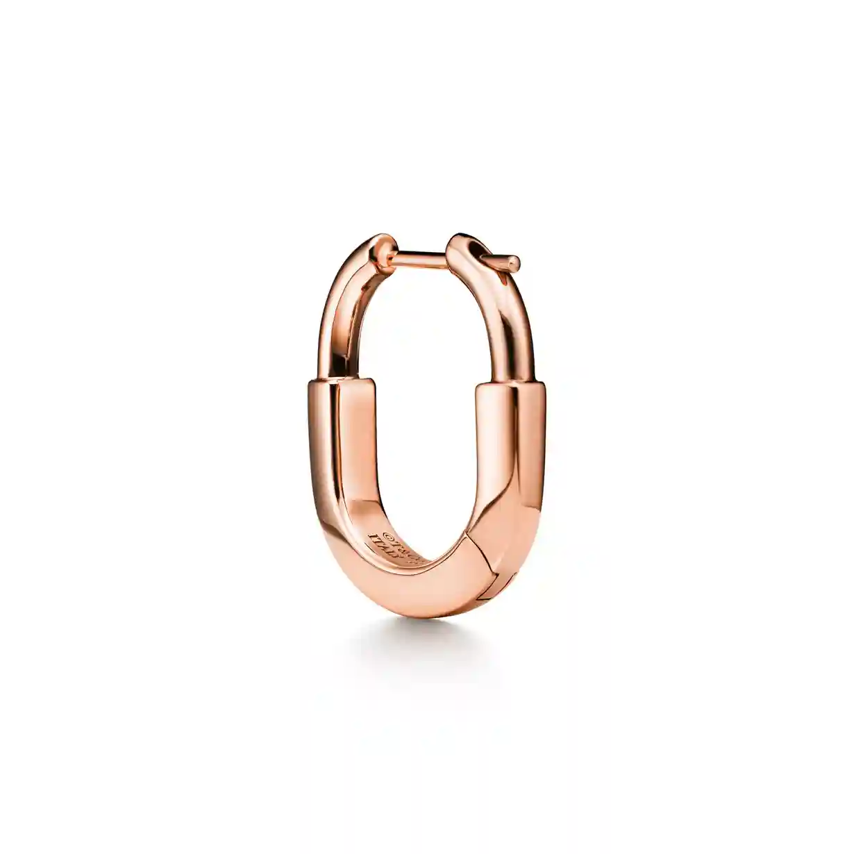 Tiffany Lock: Small Earrings in Rose Gold