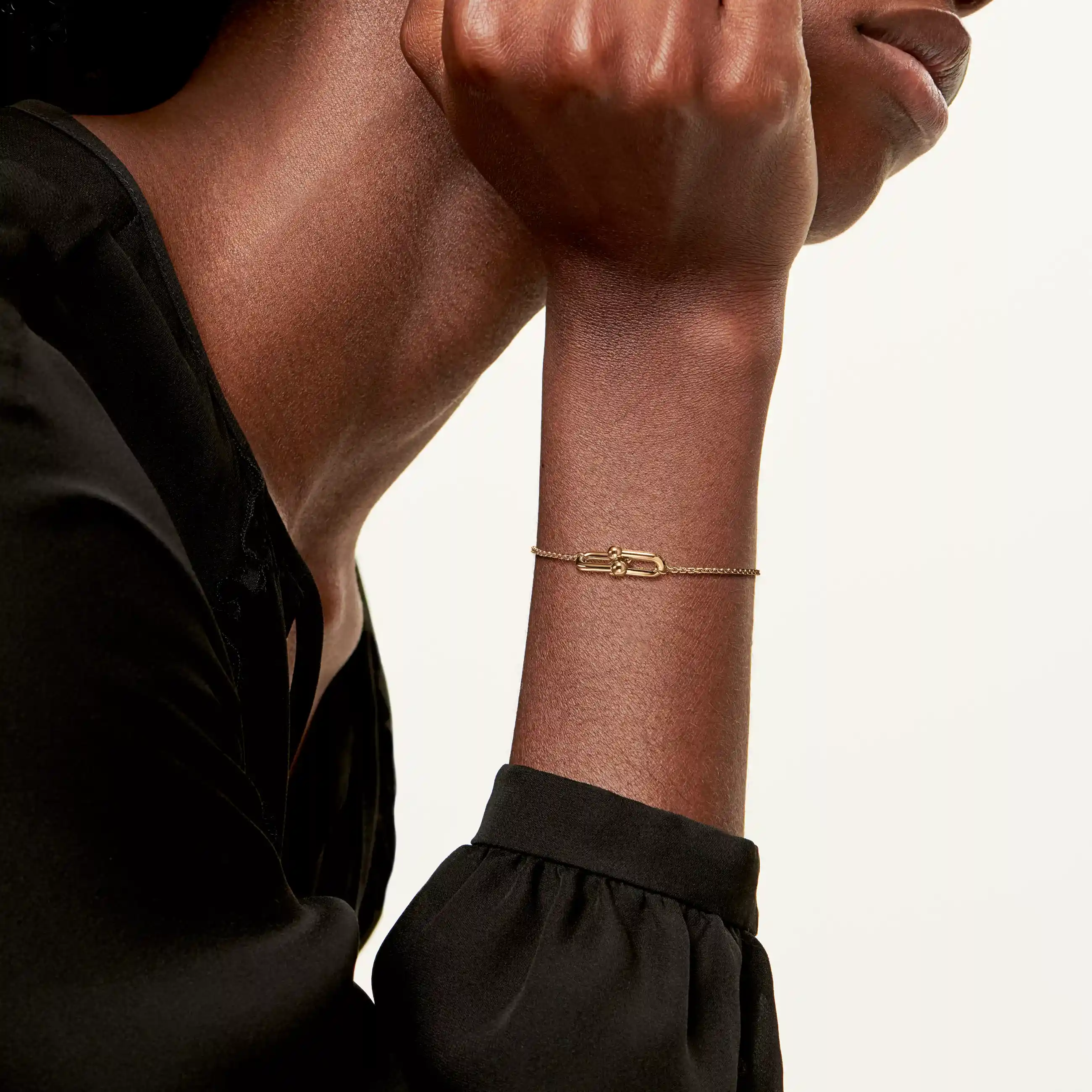 Tiffany HardWear: Double Link Bracelet in Yellow Gold