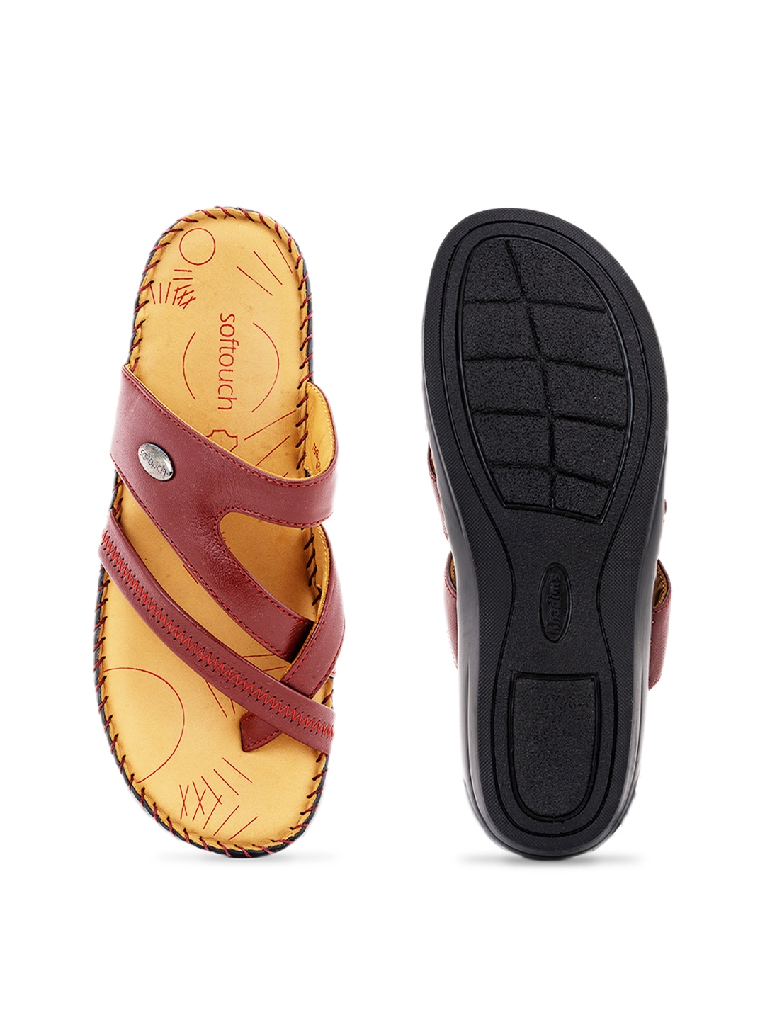 Softouch Brown Fisherman Sandal for Men