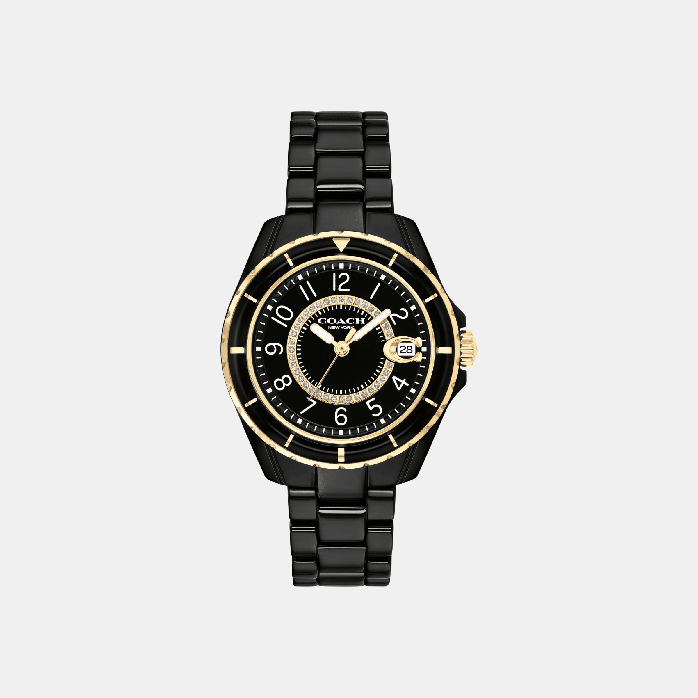 Preston Black Ceramic Bracelet Watch