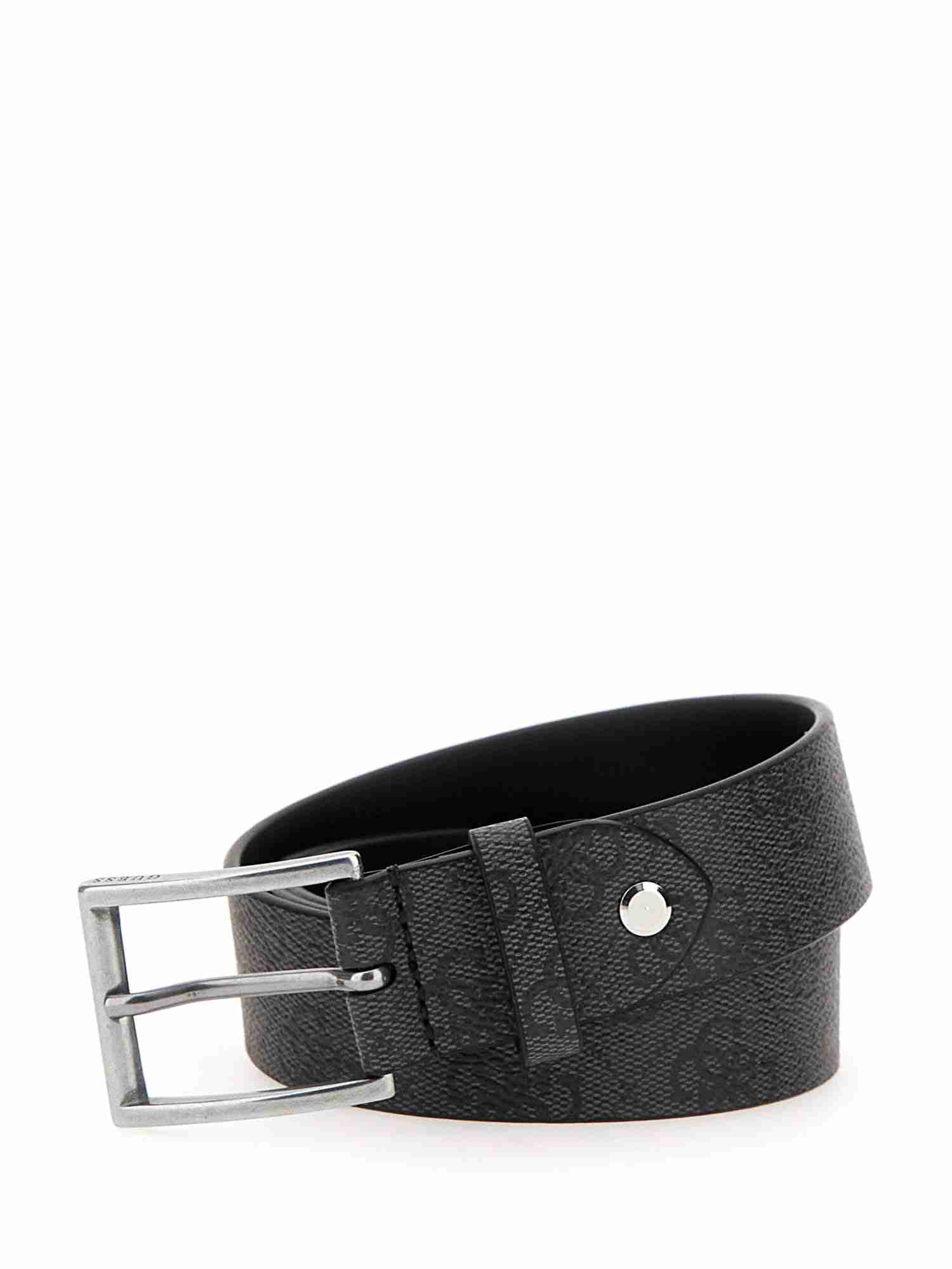 Men Black Printed Belt