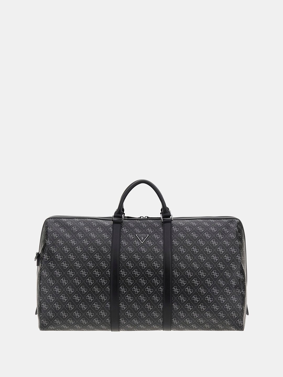 Pisa Black Printed Duffle Bag