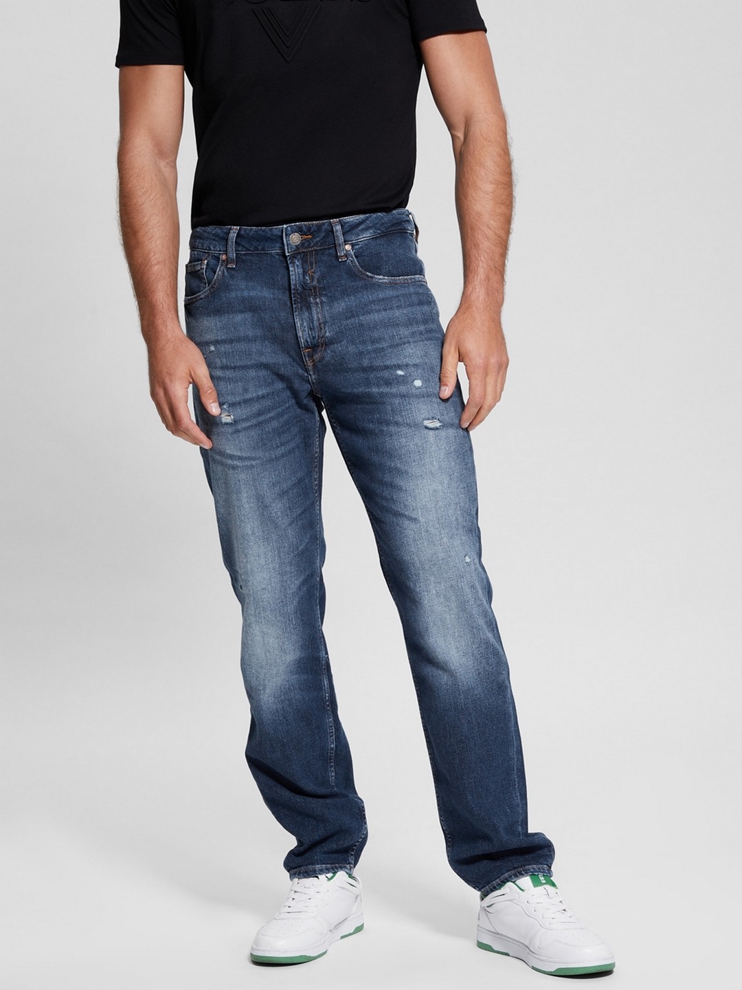 The Fantasy Solid Mid Rise Denim Jeans