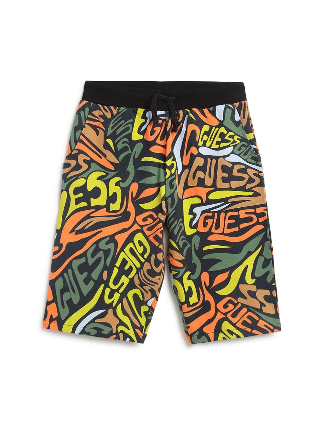 Multicolor Printed Standard Fit Active Shorts