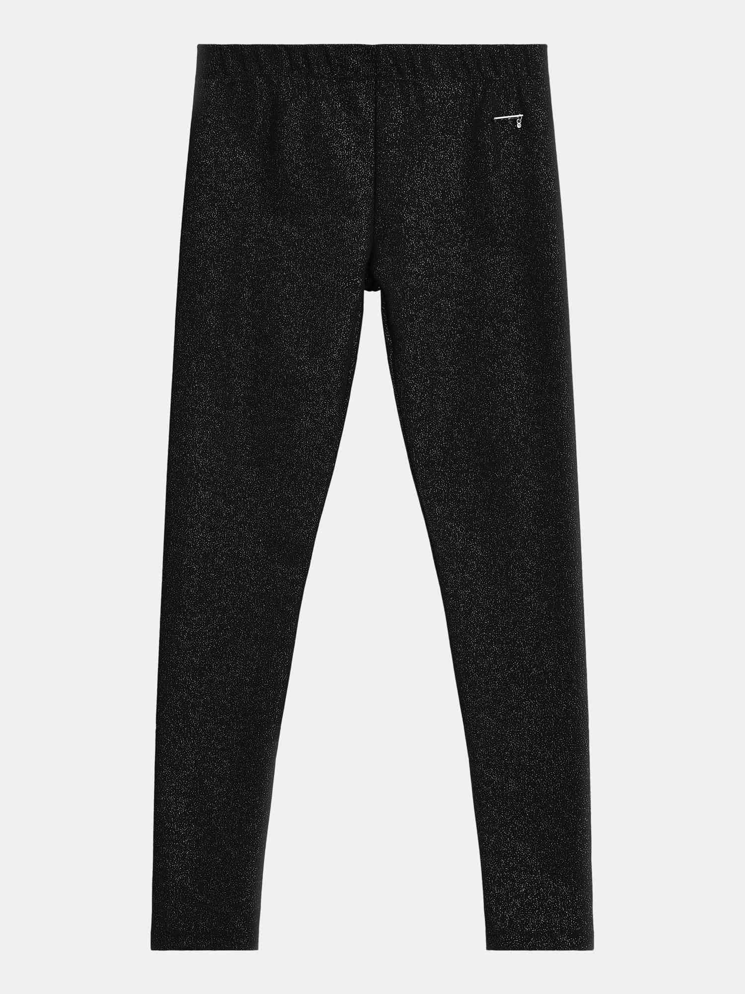 Black Printed Leggings