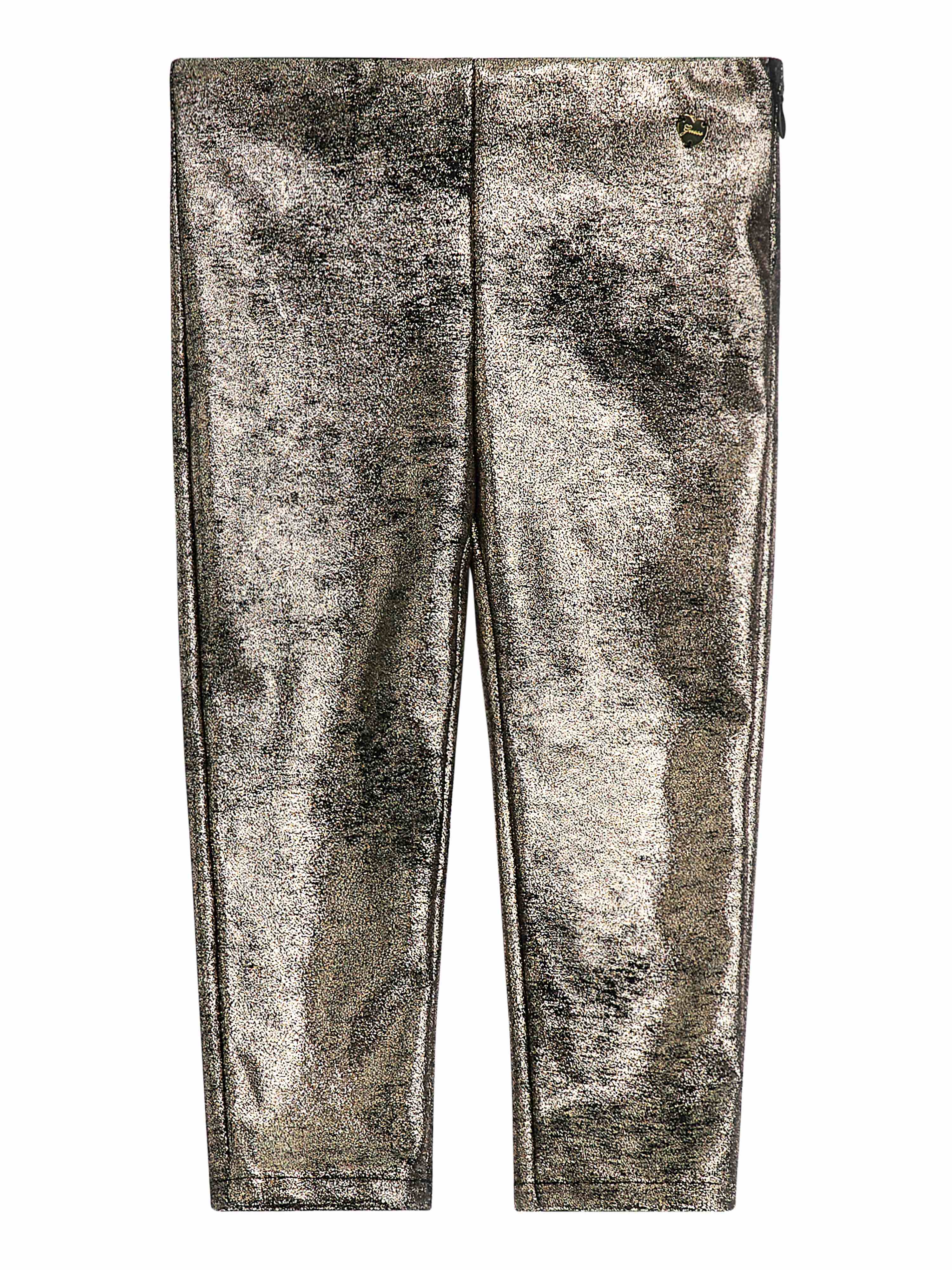 Gold Printed Leggings