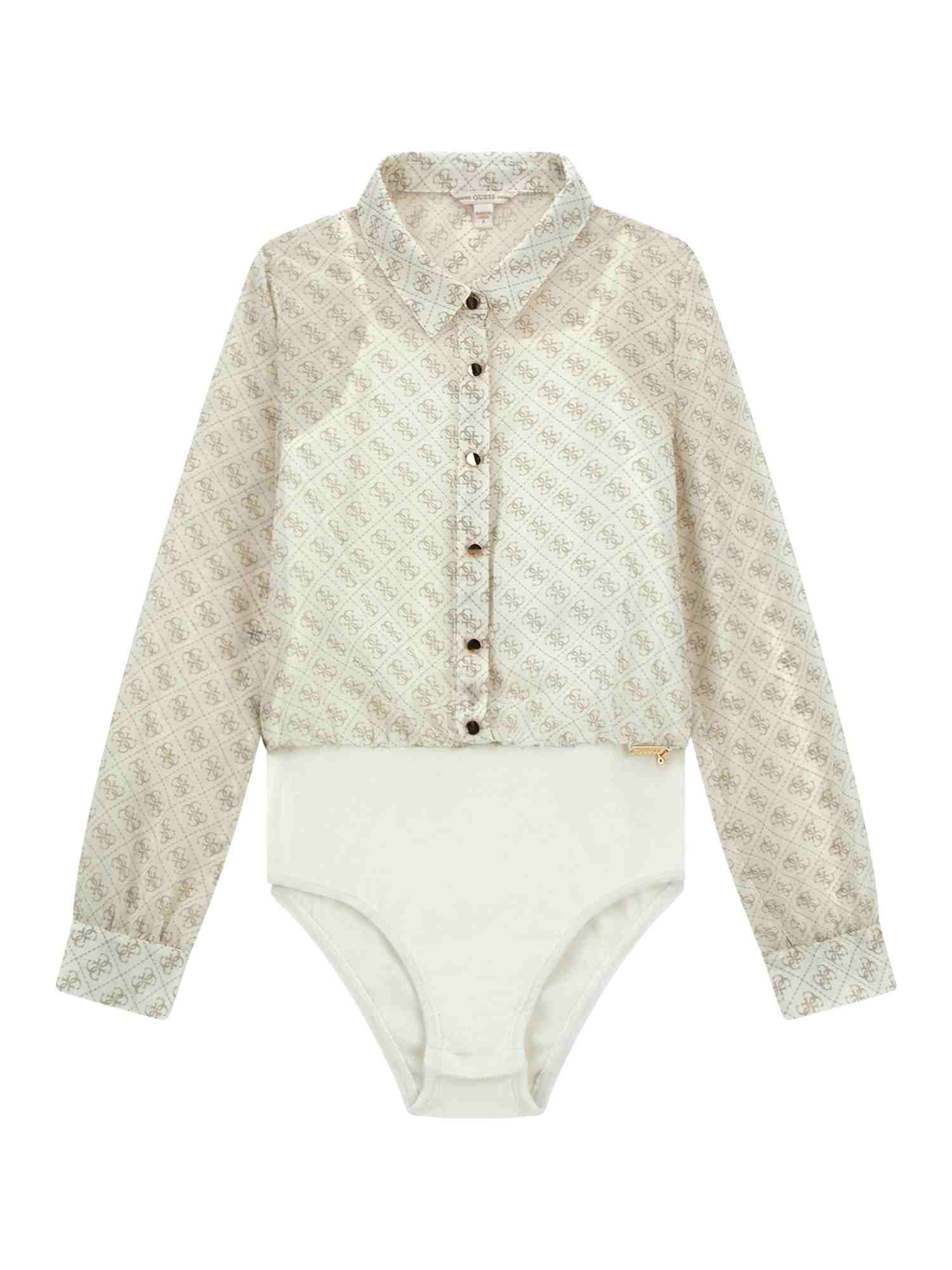 Multi Spread Collar Full Sleeves Printed Bodysuits