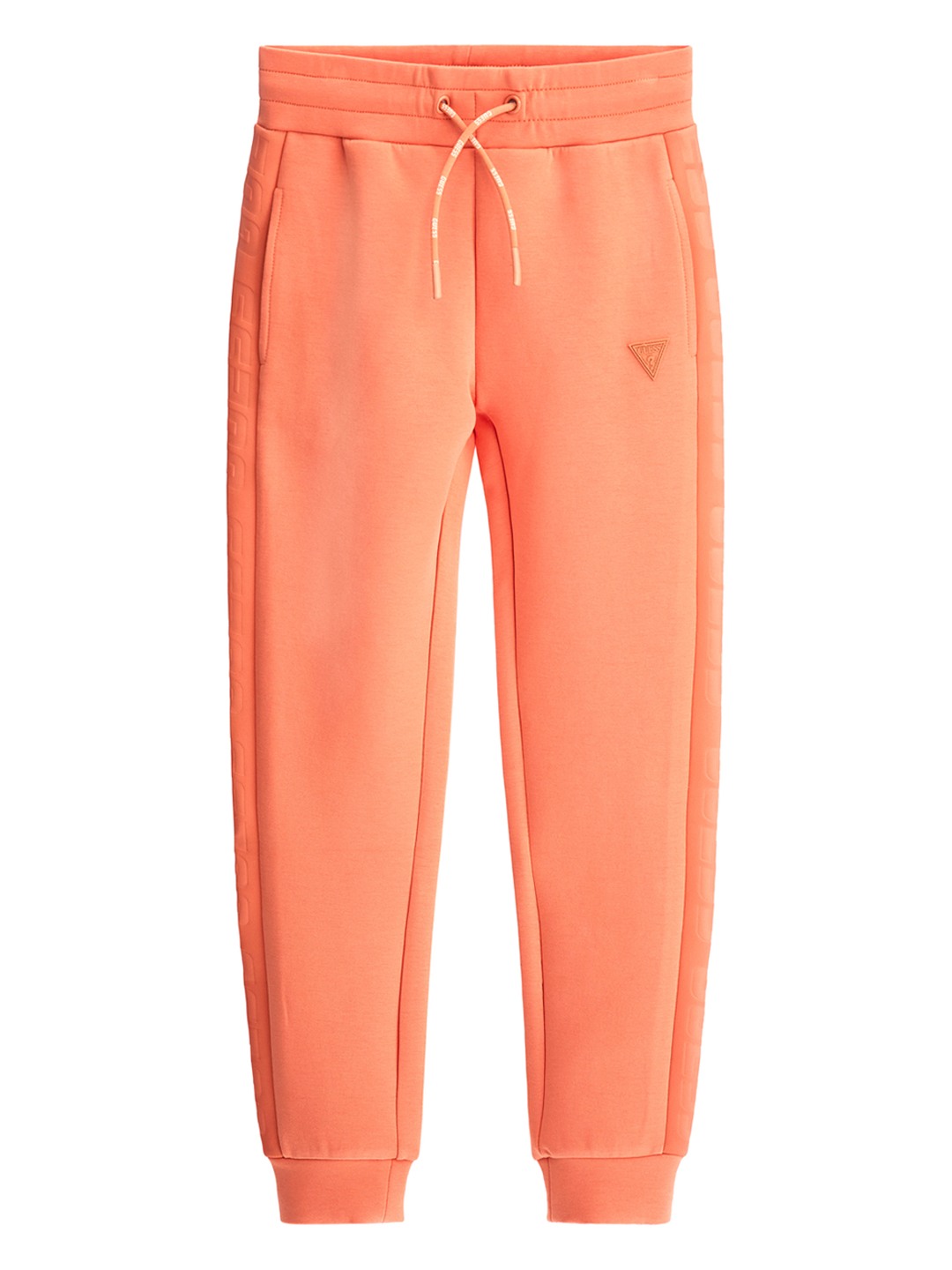 Orange Solid Joggers