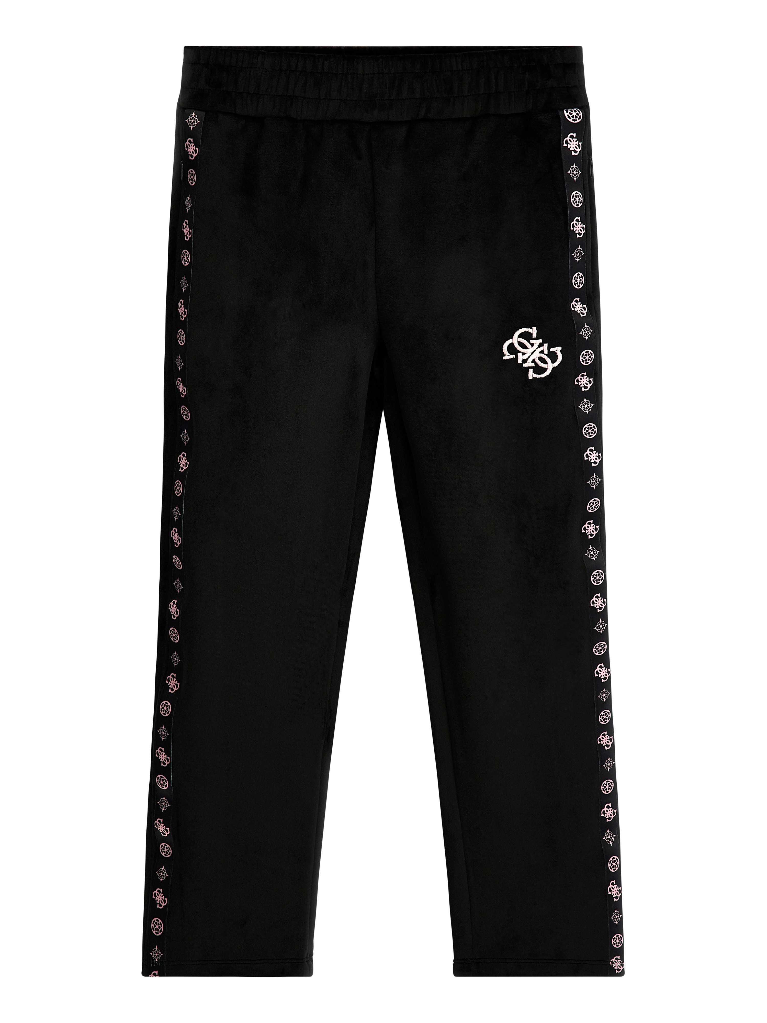 Black Solid Trackpant