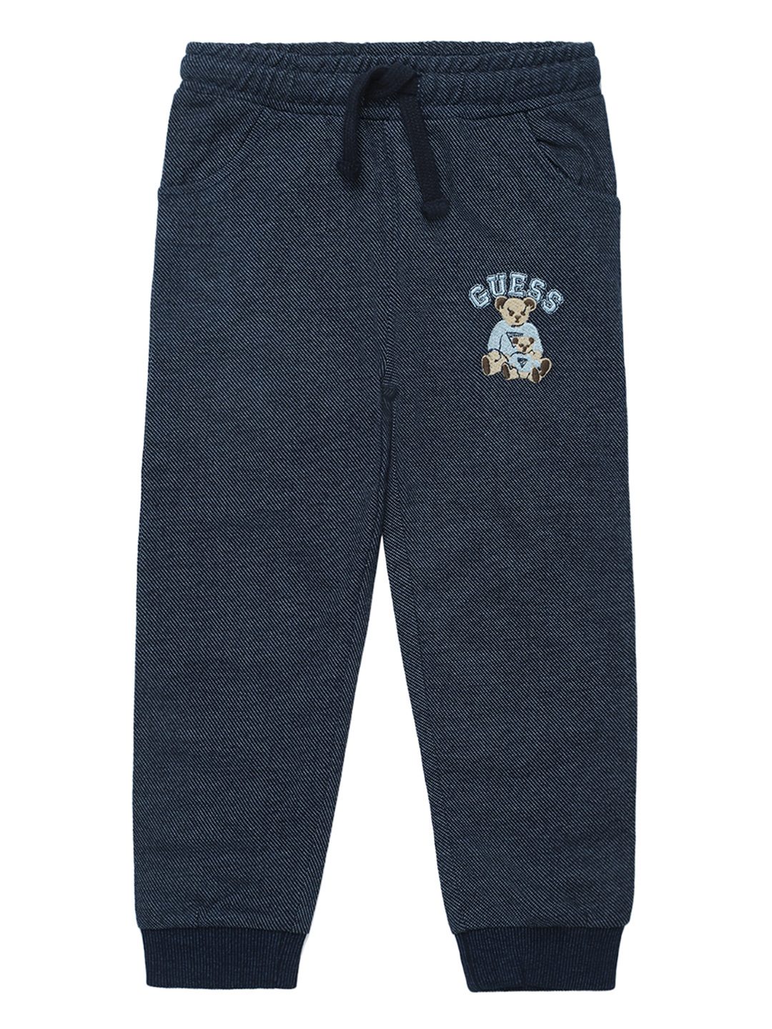 Blue Solid Joggers