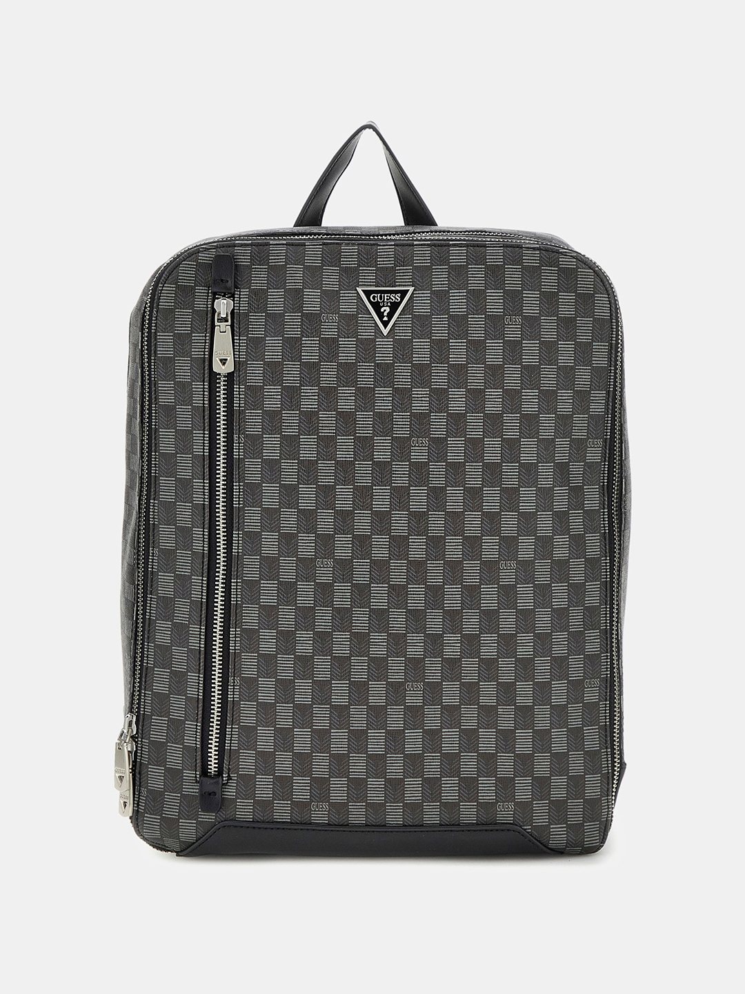 Torino Compact Black Printed Backpack