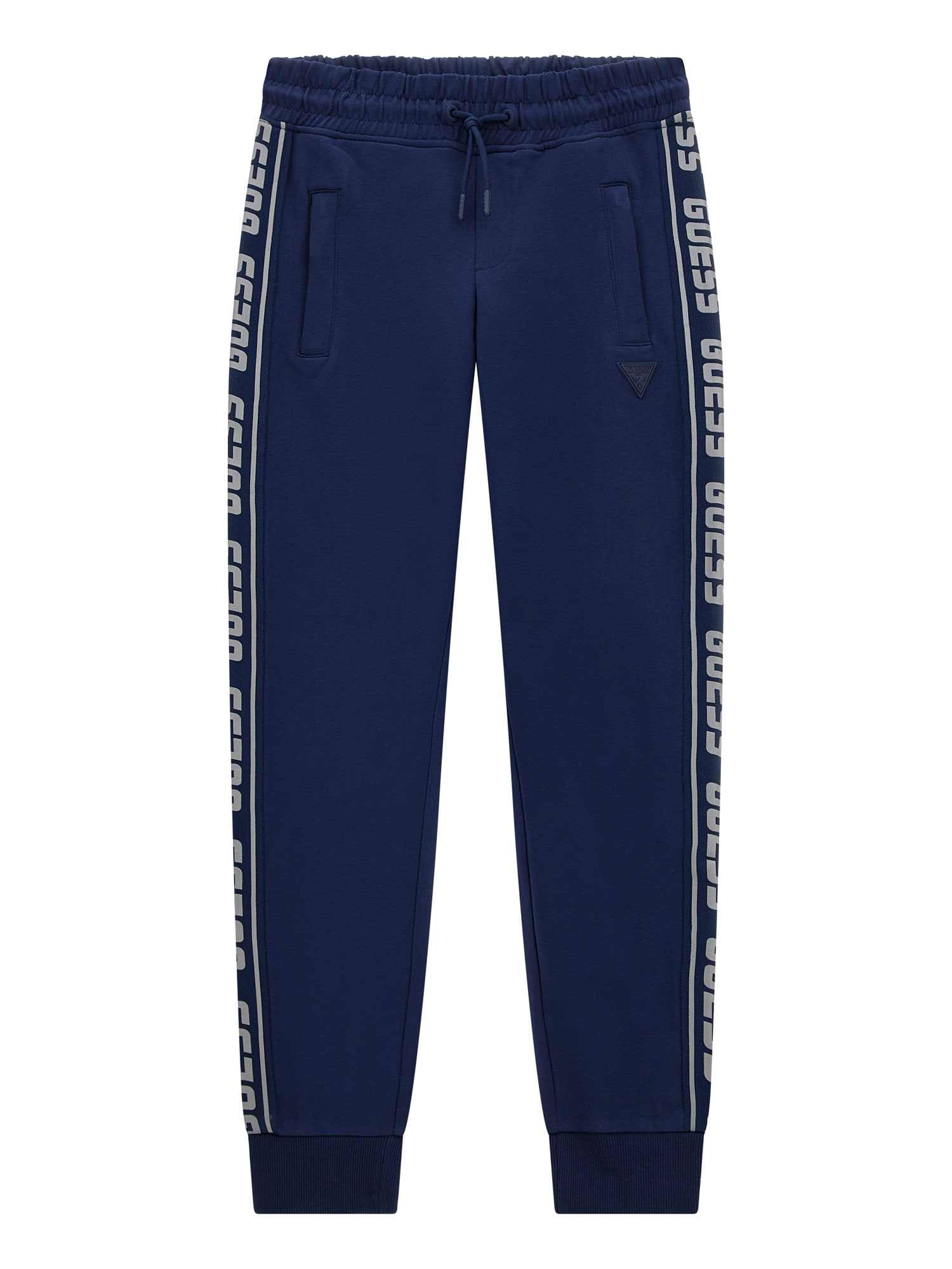 Blue Printed Joggers