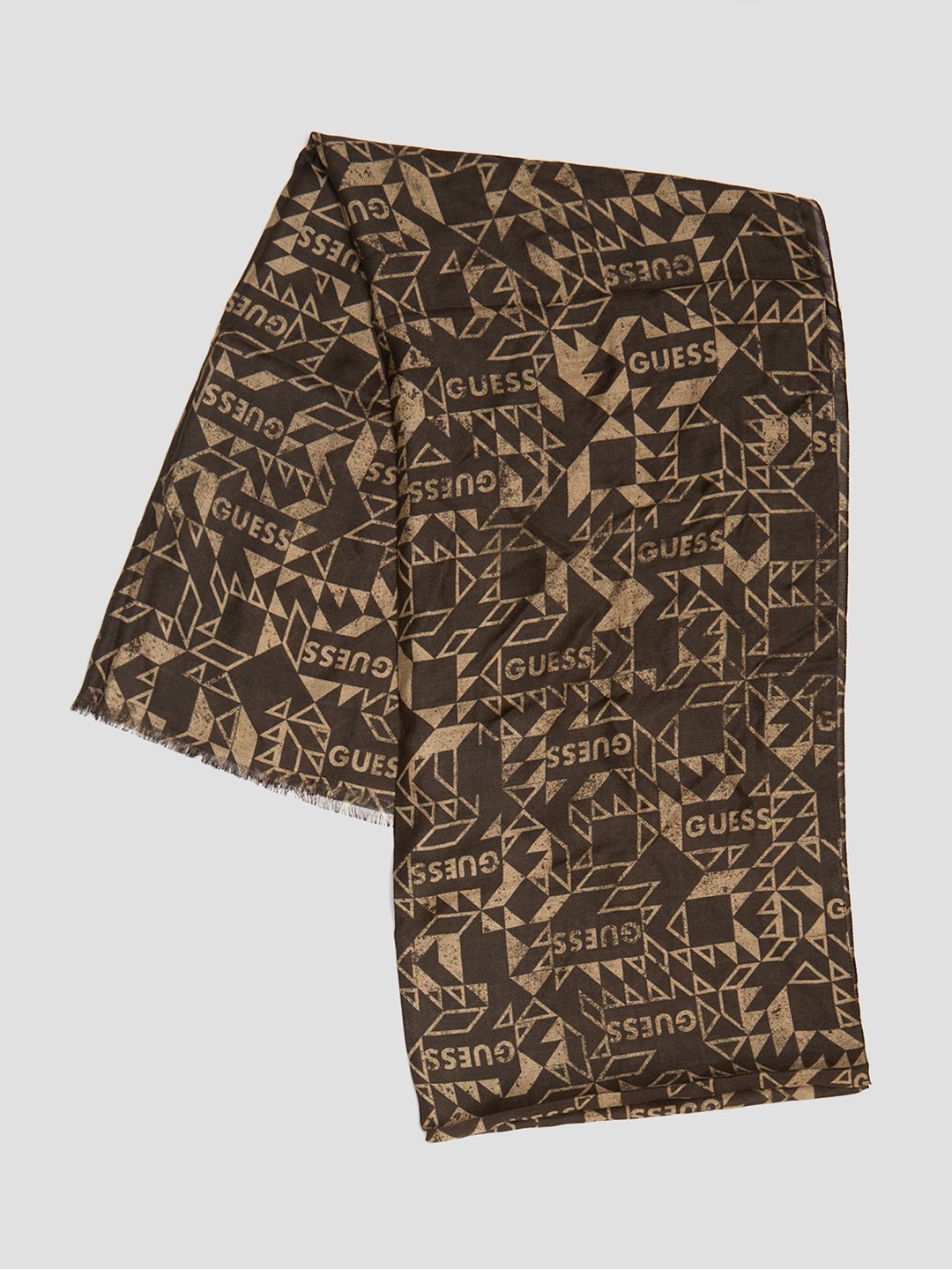 Men Brown Printed Modal Scarf