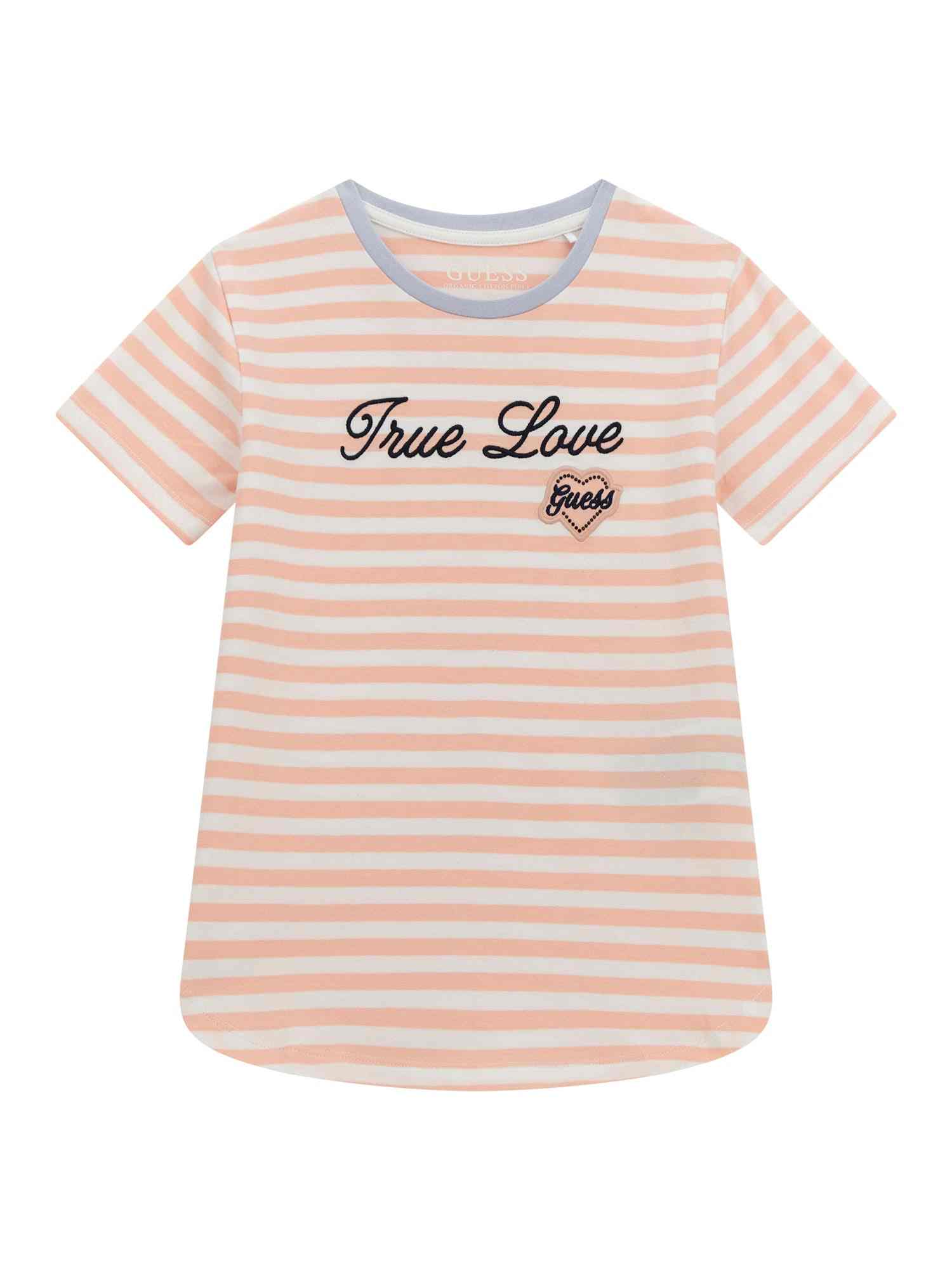 Multi Round Neck Short Sleeves Striped T-Shirt