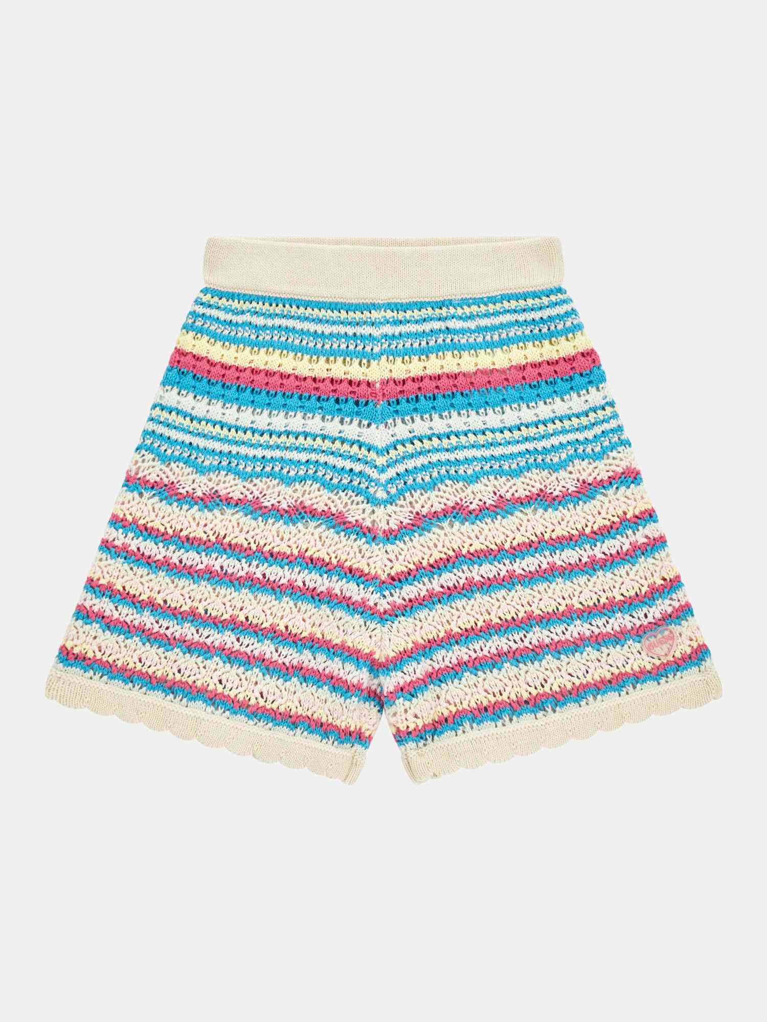 Multi Self Design Shorts