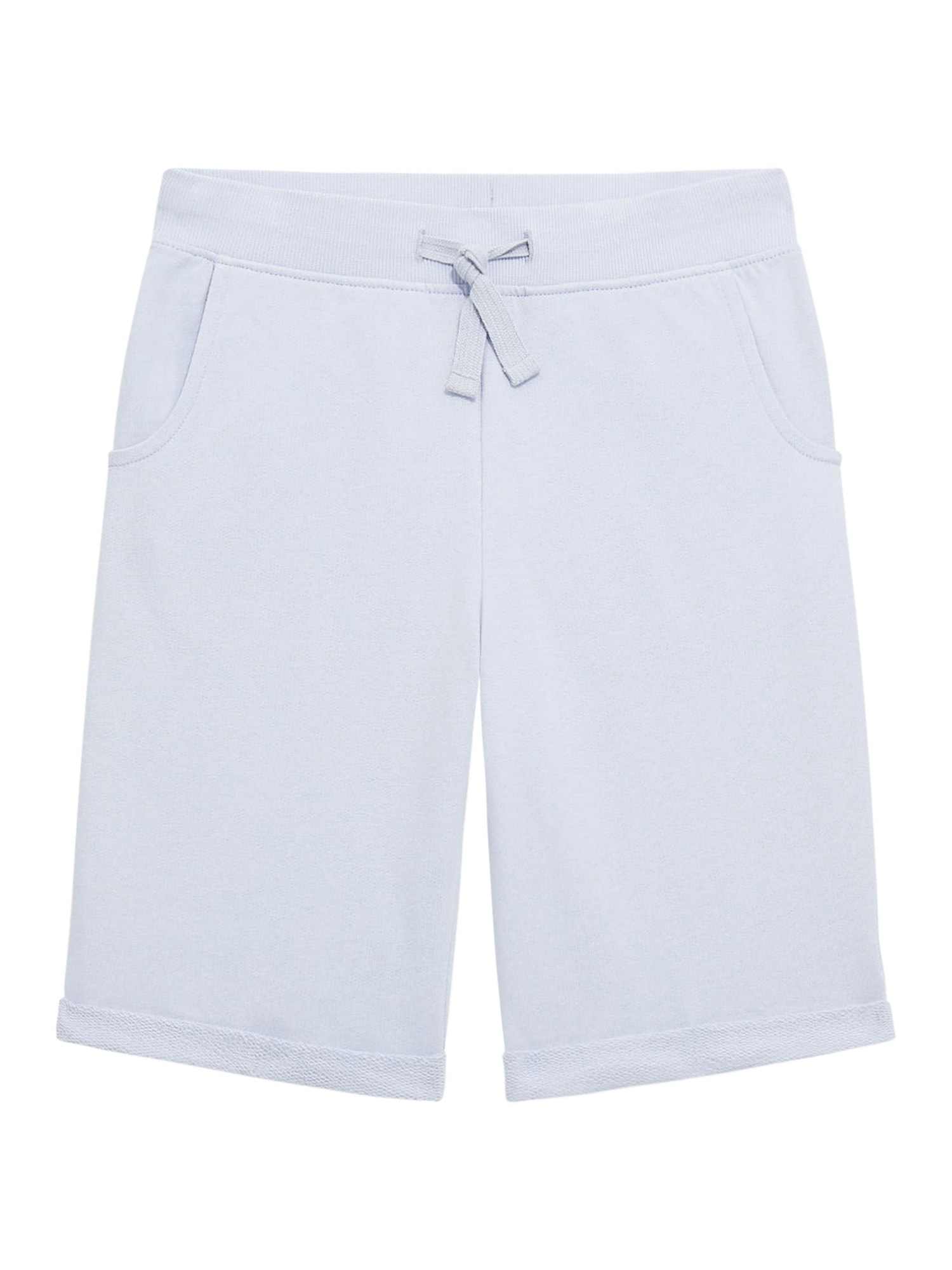 Blue Solid Shorts