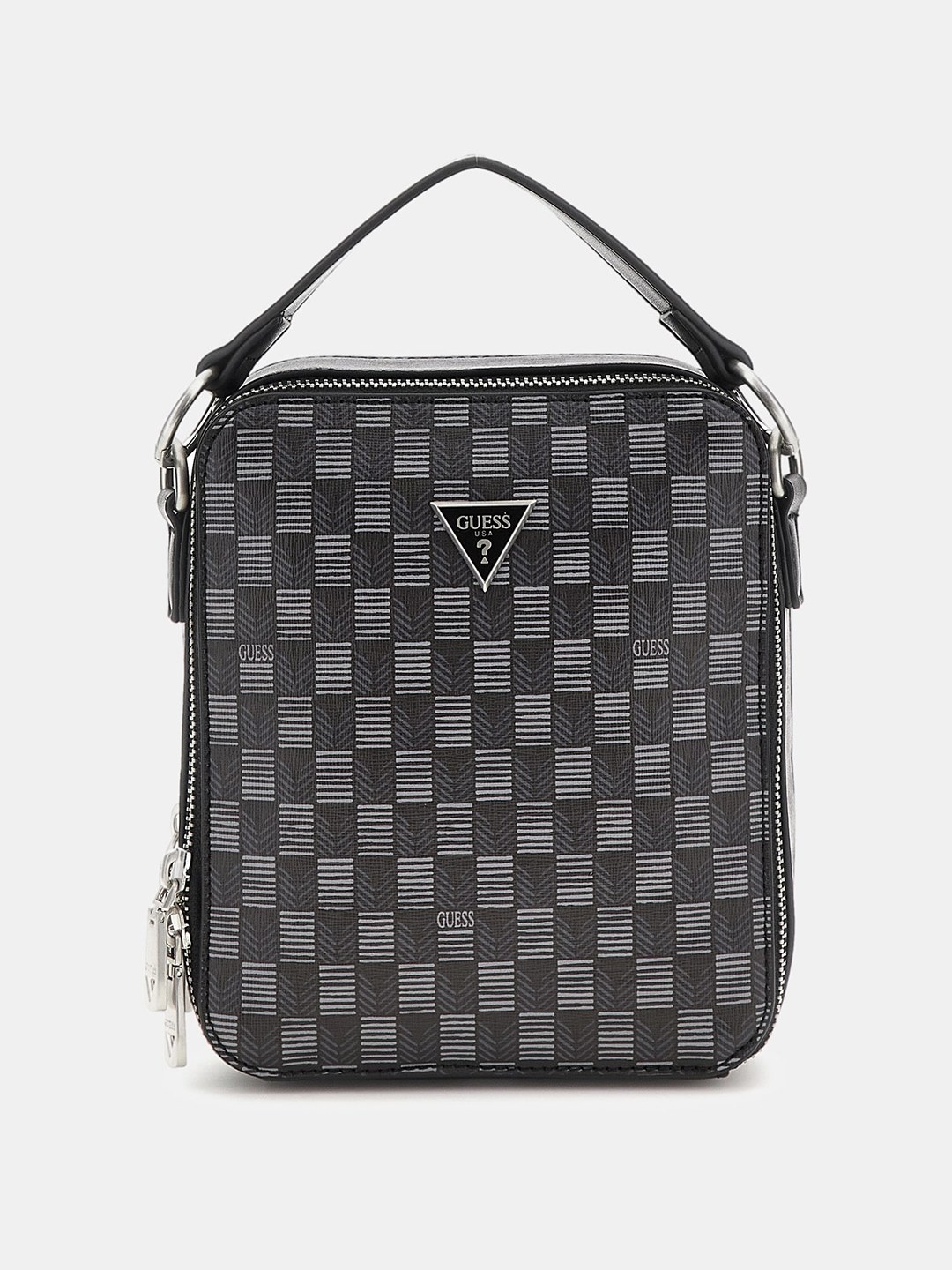 Torino Black Printed Crossbody Bag