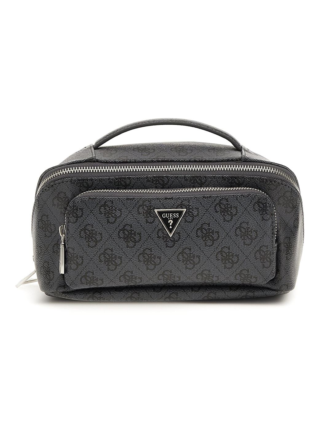 Grey Printed PU Vanity Box