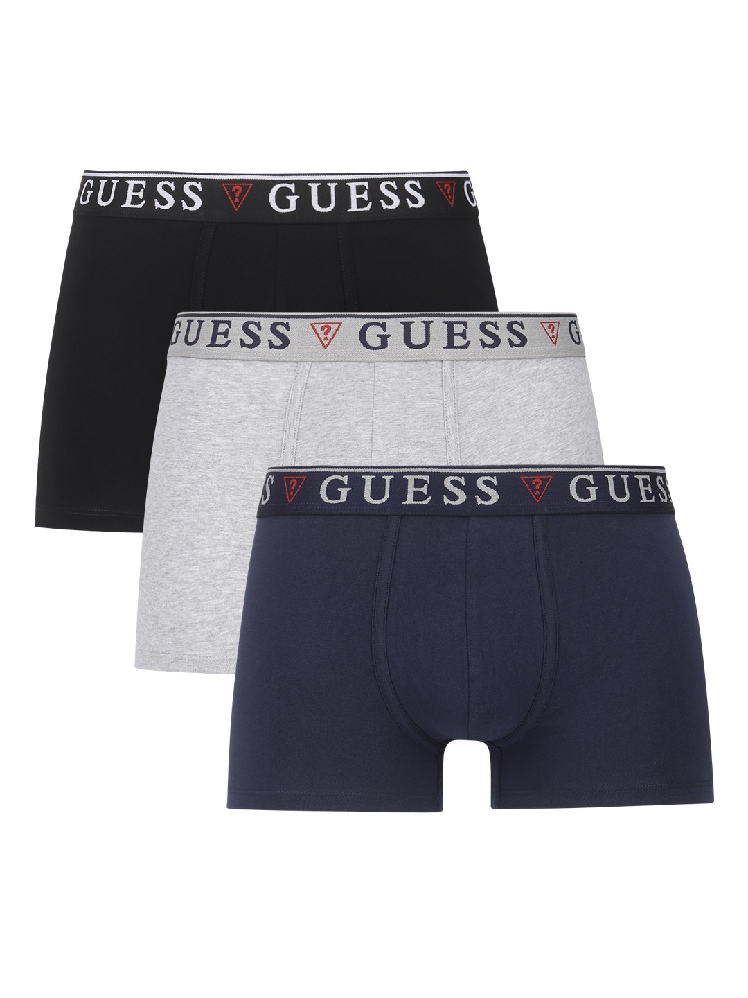 Multicolor Solid Pack Of 3 Trunks