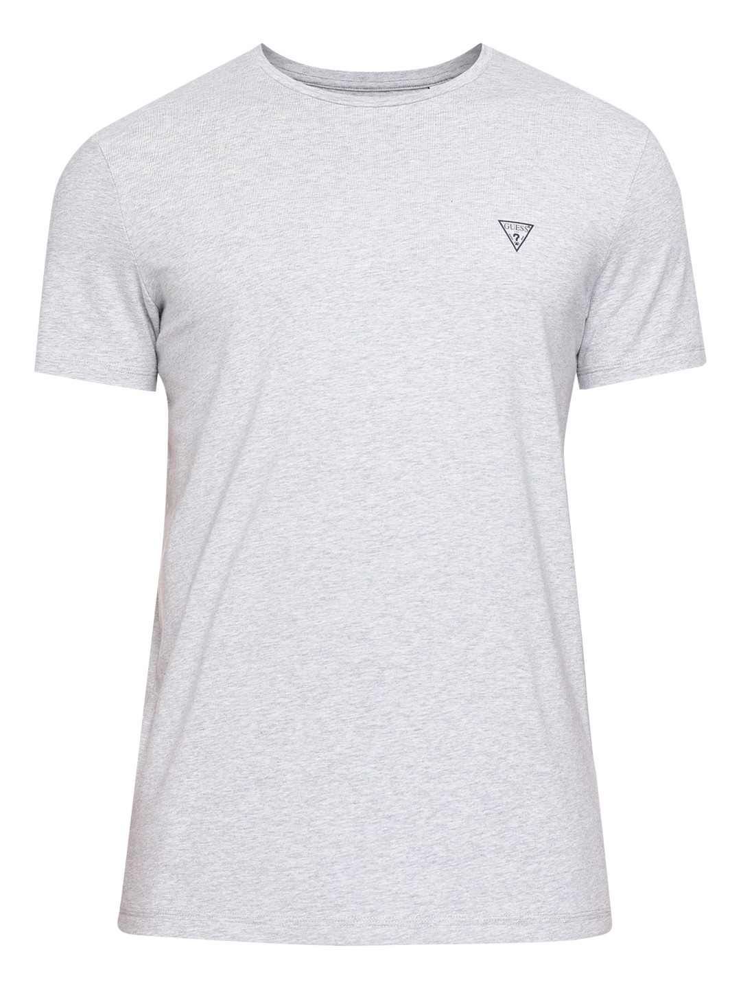 Grey Solid Crew Neck Caleb Hero T-Shirt