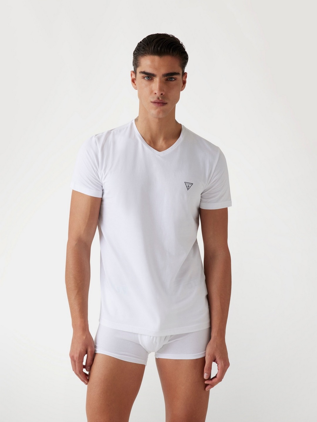 Cotton Blend Solid T-Shirt