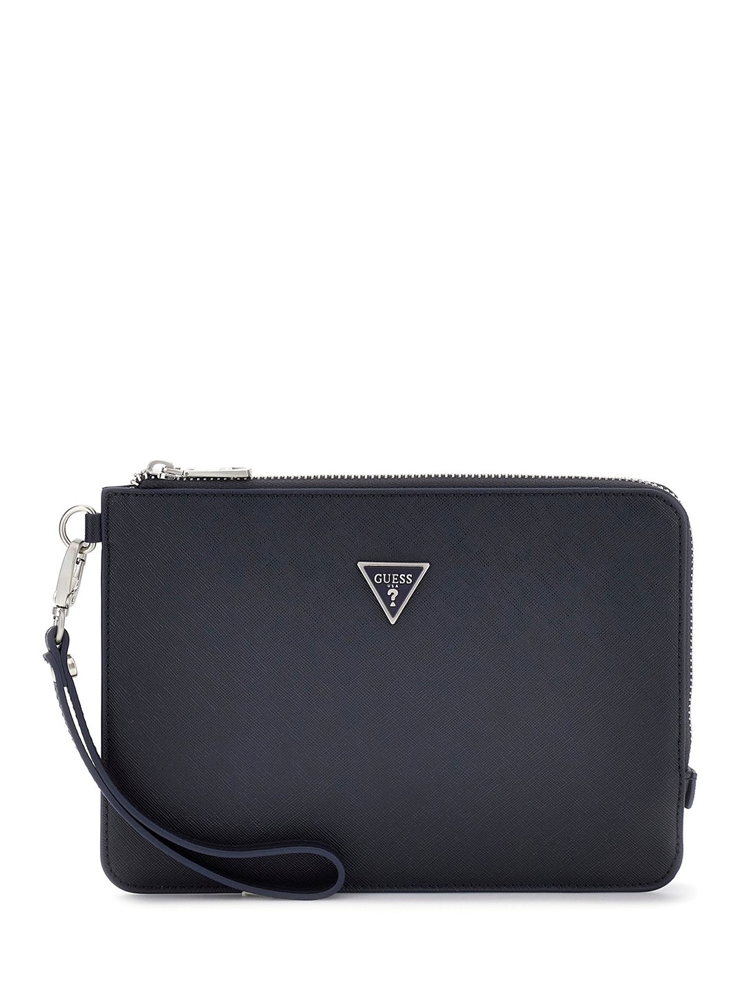 Torino Blue Solid Pouch
