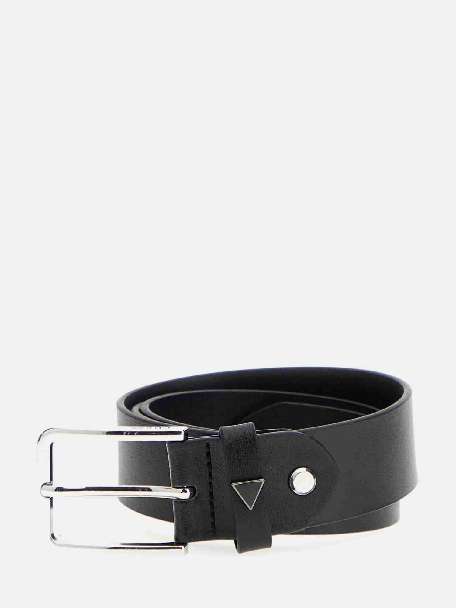 Anversa Black Solid Belt