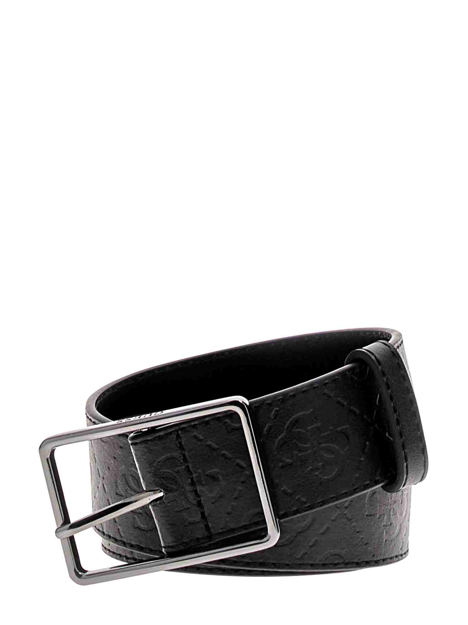 Monaco Black Textured Belt