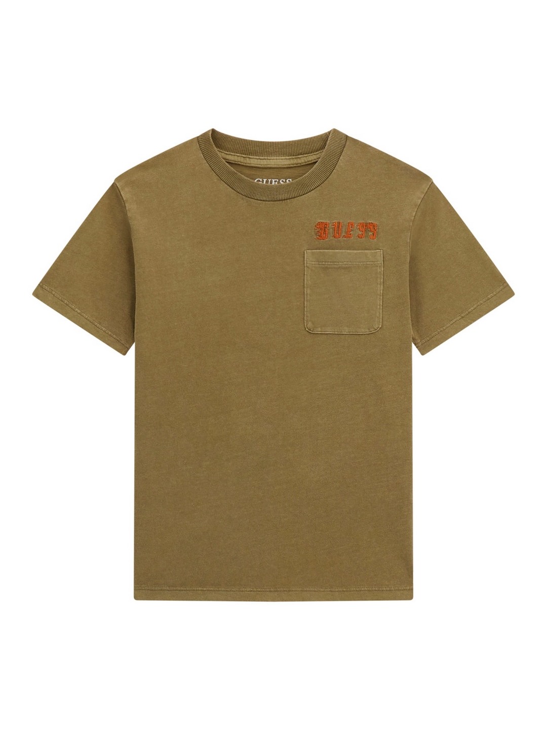 Army Olive Pure Cotton Printed Oversize T-Shirt