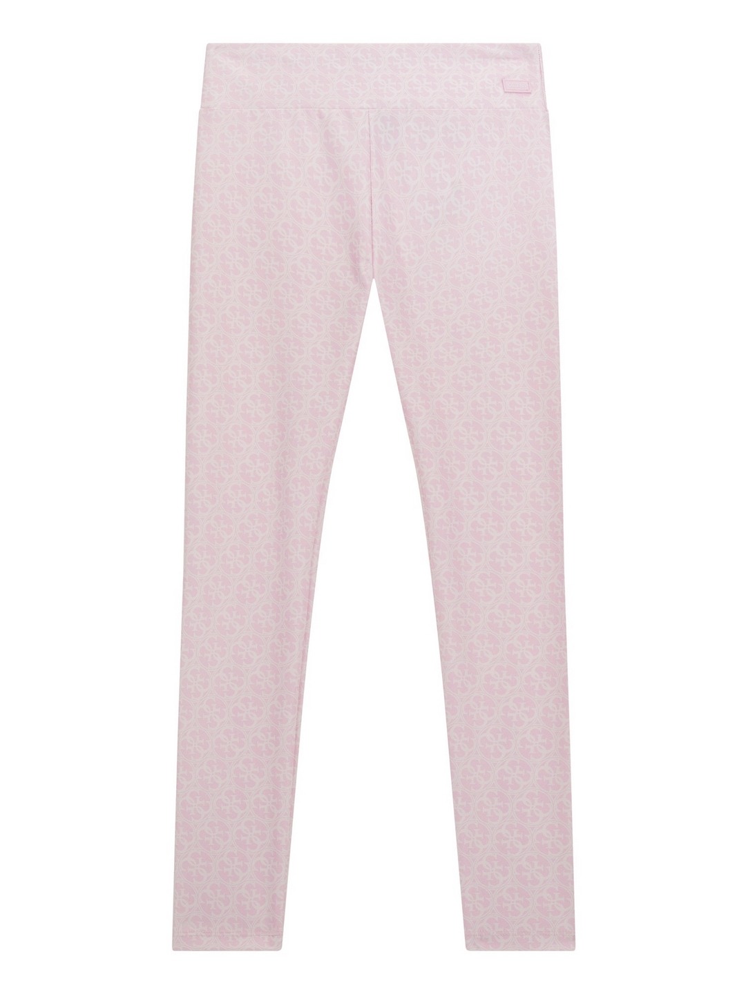 Pink Polyester Printed Leggings