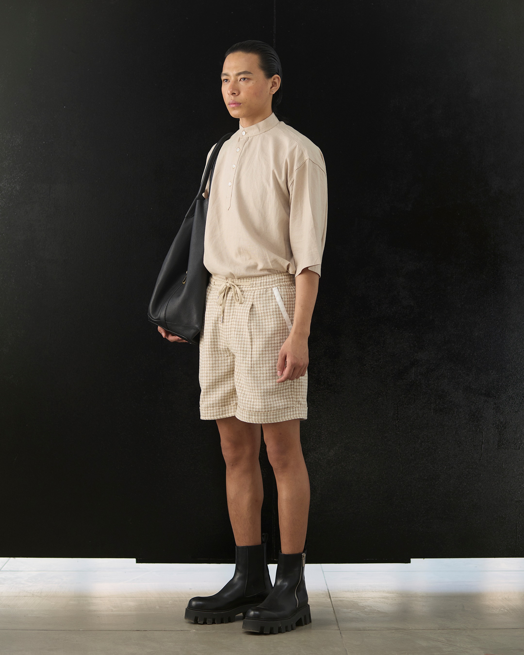 Boxy Kurta In Beige
