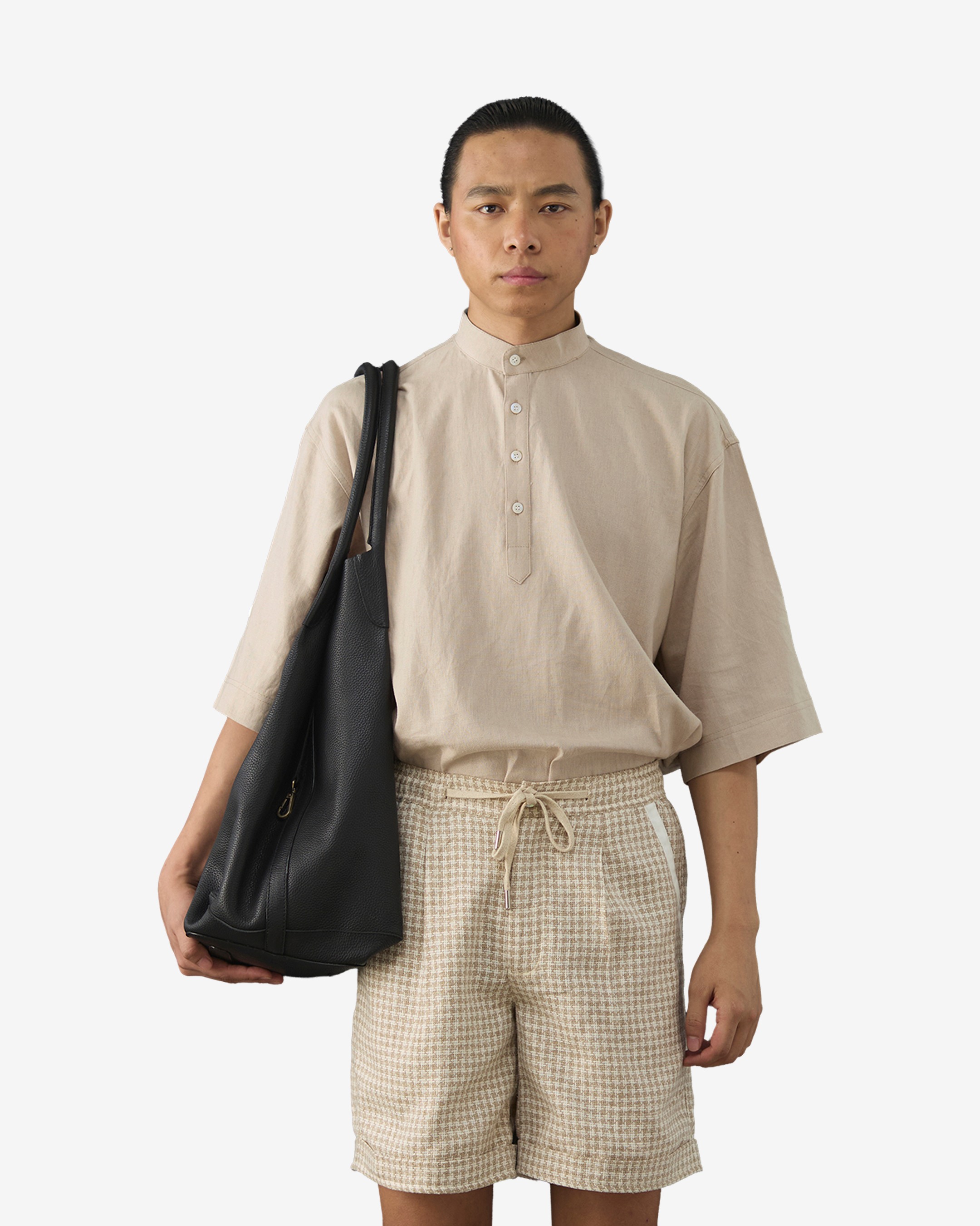 Boxy Kurta In Beige