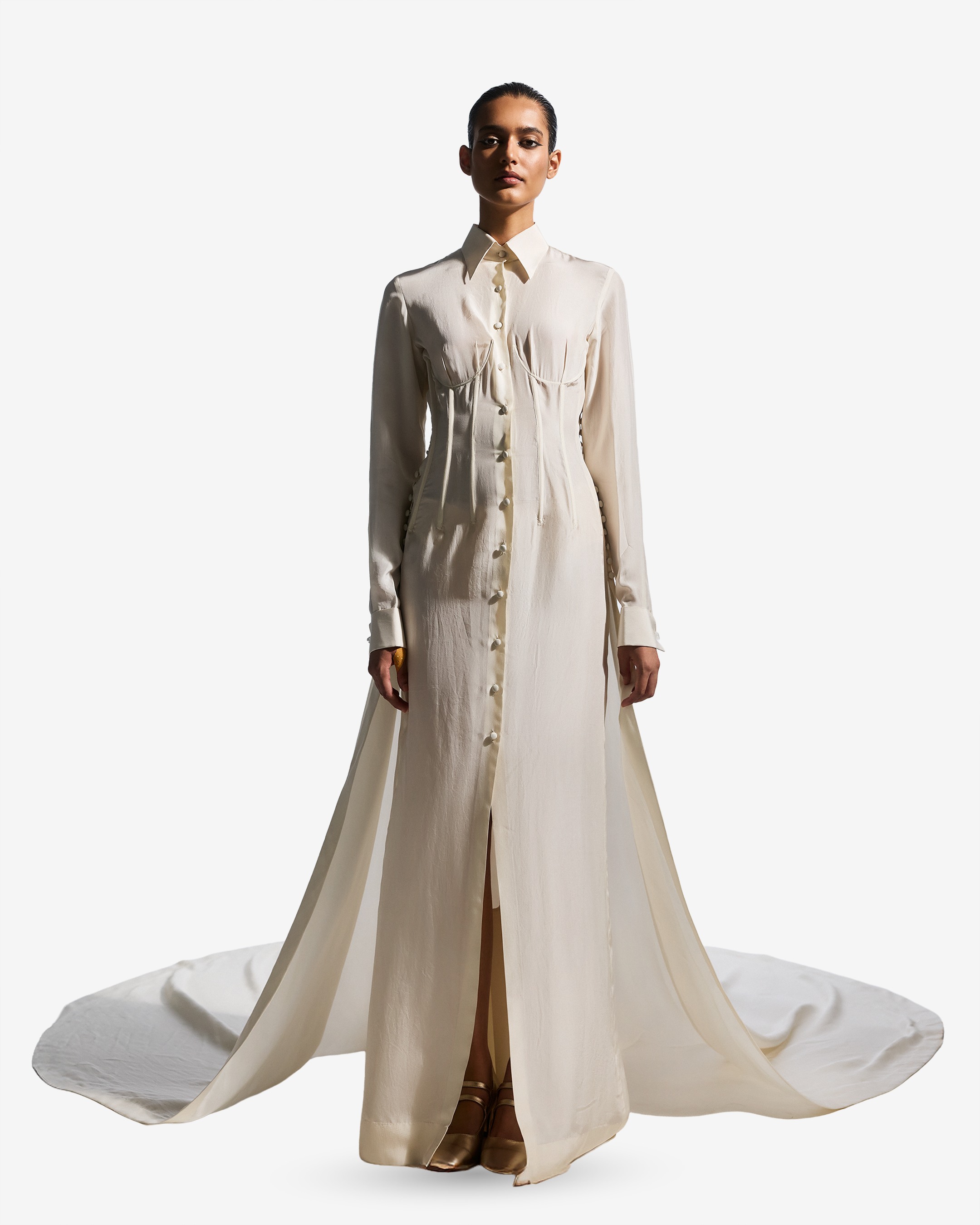 Detachable Train Gown
