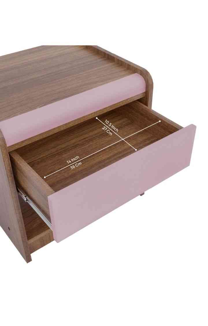 Lixo Bedside Table - Leon Teak (DIY)