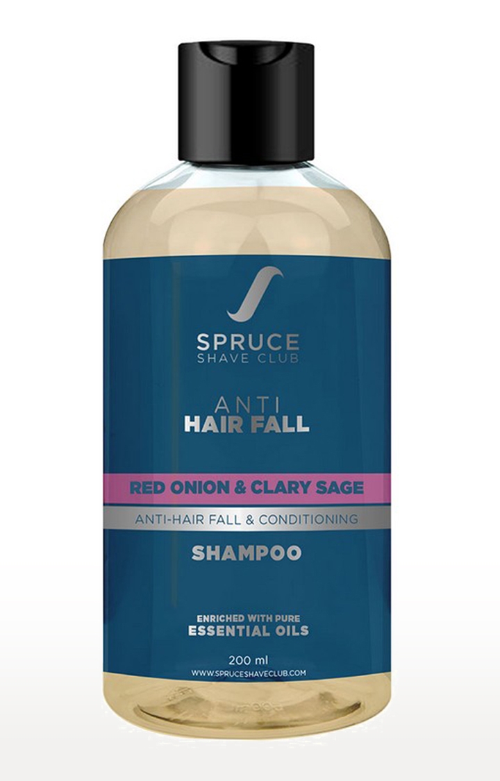 Spruce Shave Club | Spruce Shave Club Natual Anti Hair Fall Shampoo For Men | Red Onion & Clary Sage | Sulfate & Paraben Free 0