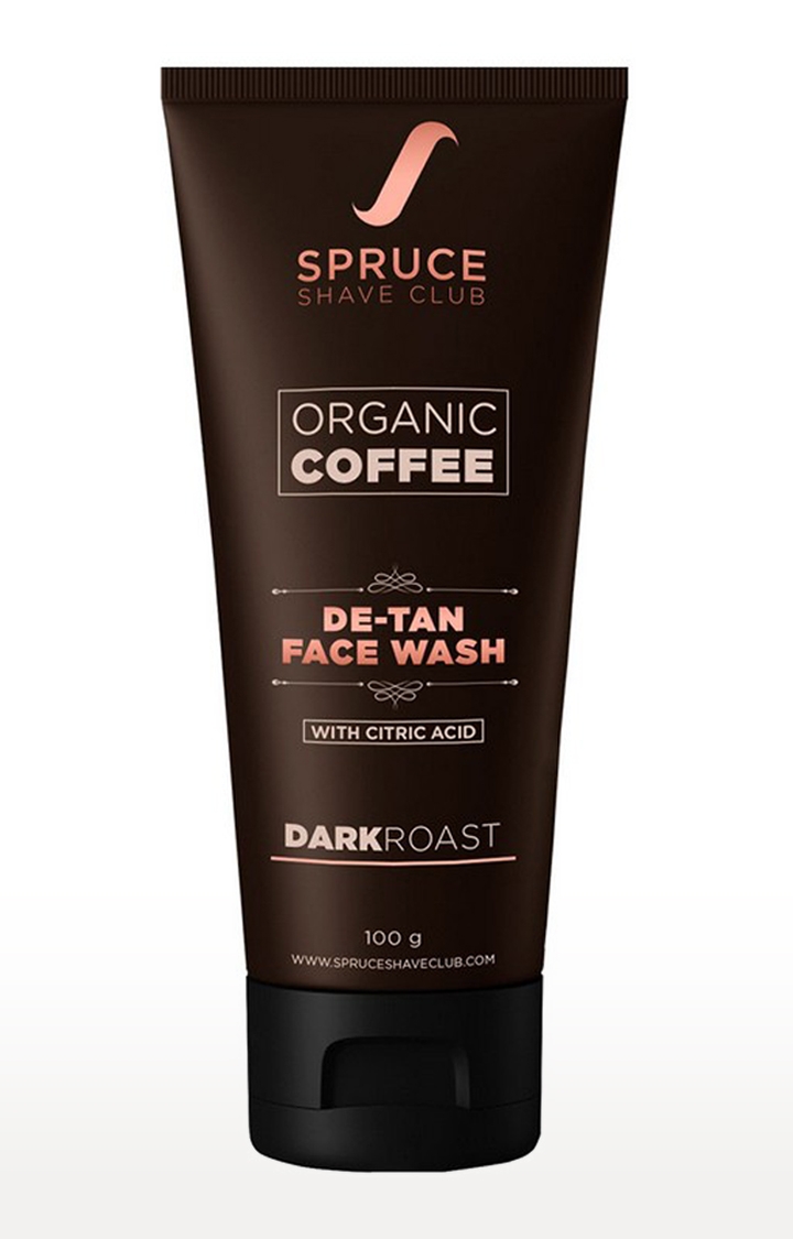 Spruce Shave Club | Spruce Shave Club Organic Coffee De Tan Coffee Face Wash with Citric Acid | Sulfate & Parben Free 0