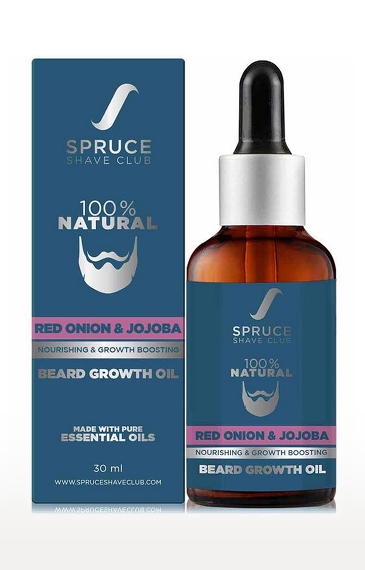 Spruce Shave Club | Spruce Shave Club Advanced Beard Growth Oil For Men | 100% Natural | Red Onion & Jojoba 0