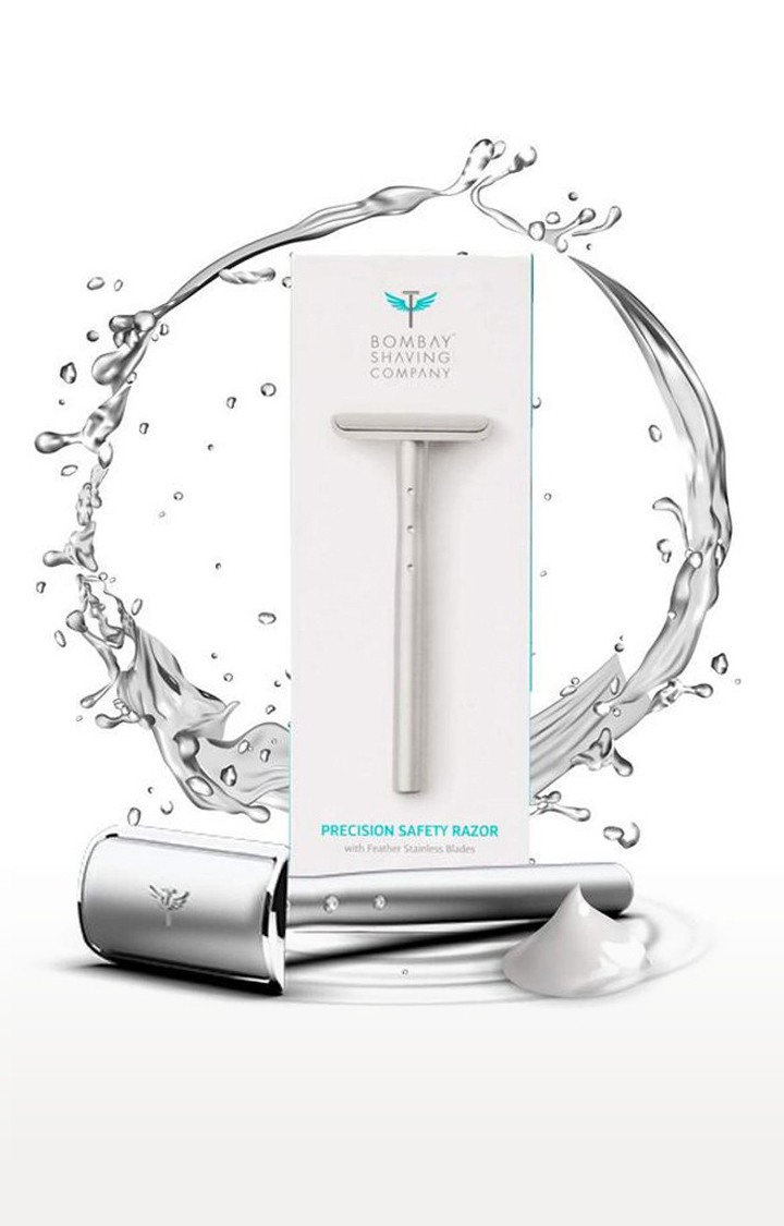Bombay Shaving Company Silver Metal Precision Safety Razor System